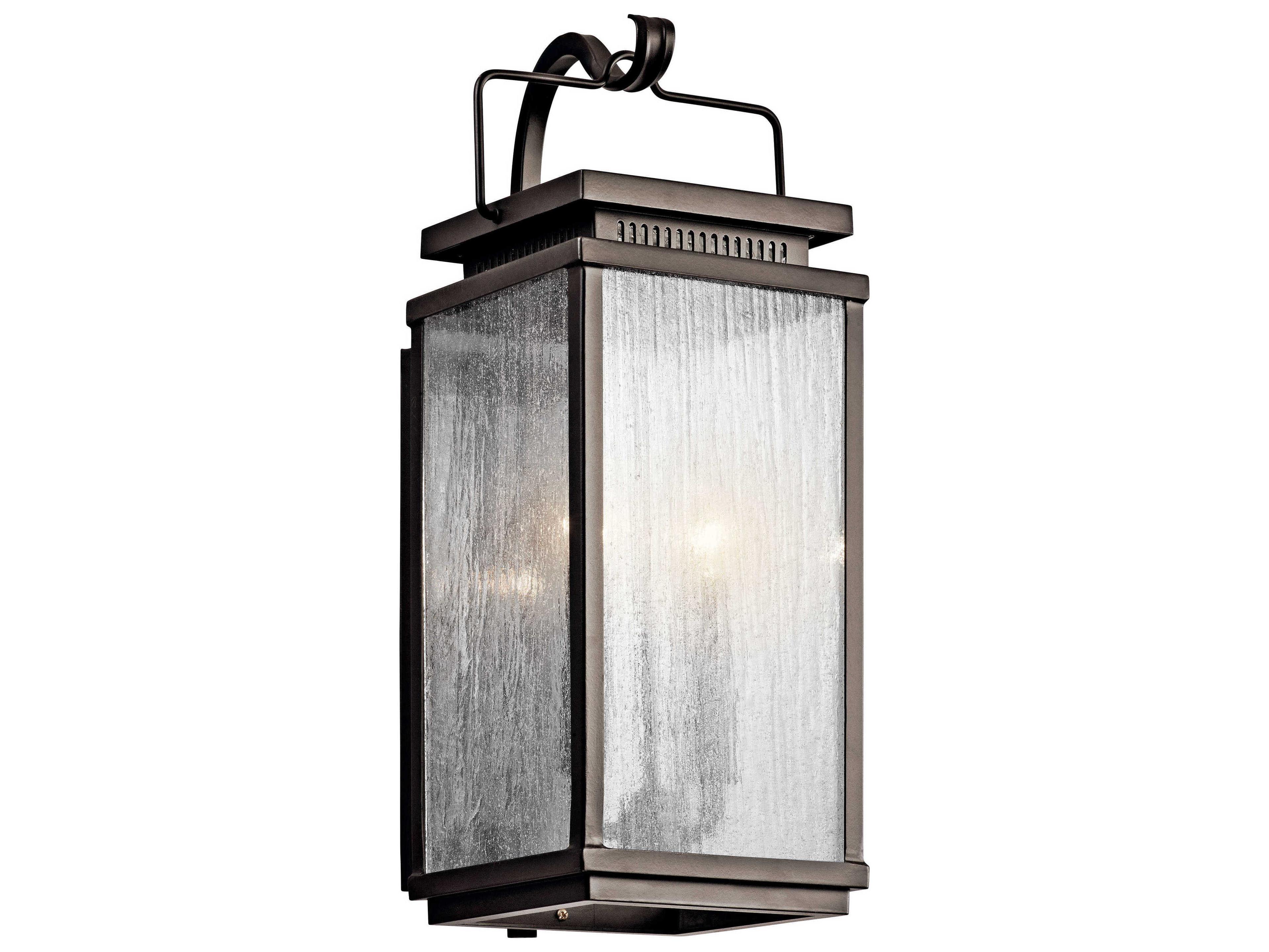 Manningham 2 - Light Glass Outdoor Wall Light