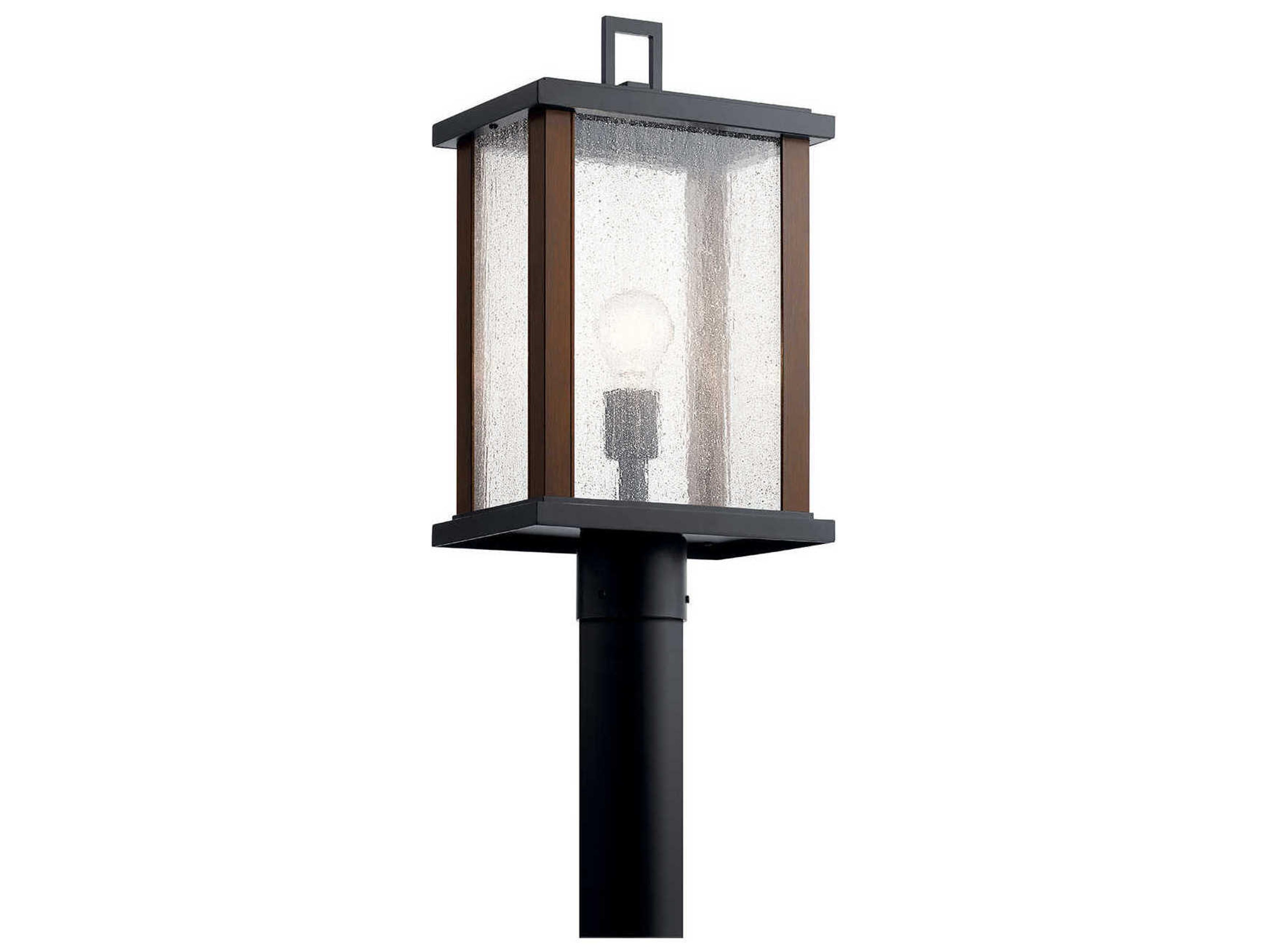 Marimount 1 - Light Glass Outdoor Post Light