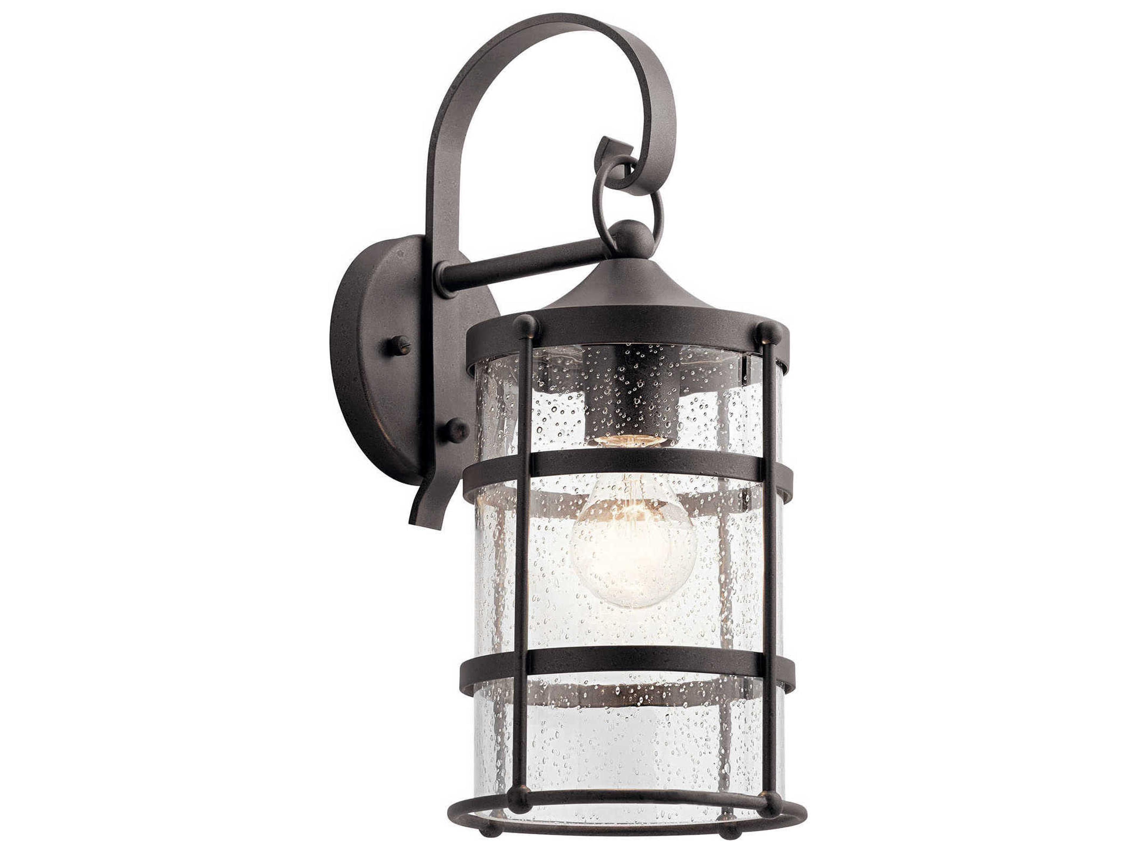 Mill Lane 1 - Light Glass Outdoor Wall Light