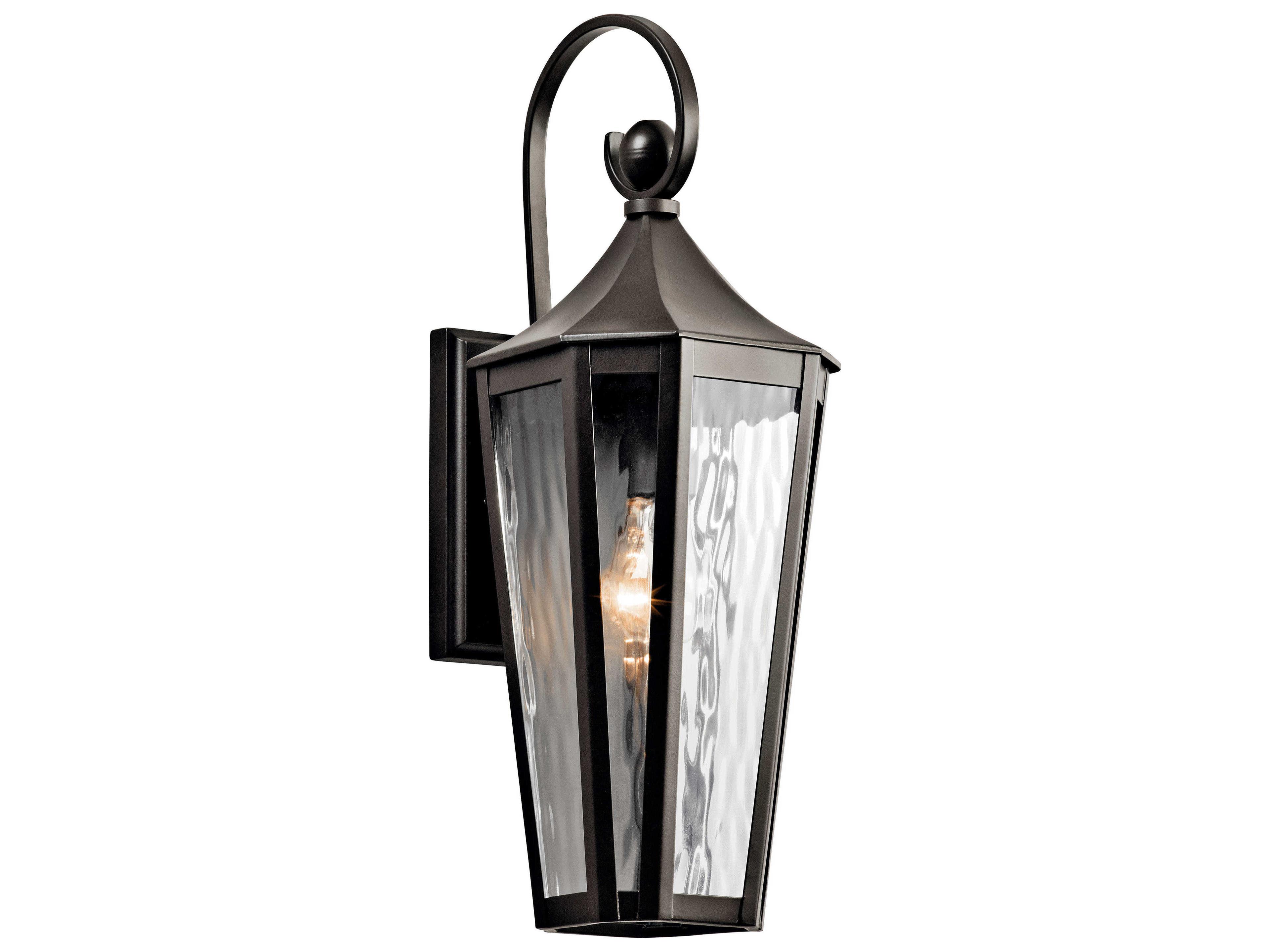 Rochdale 1 - Light Glass Outdoor Wall Light