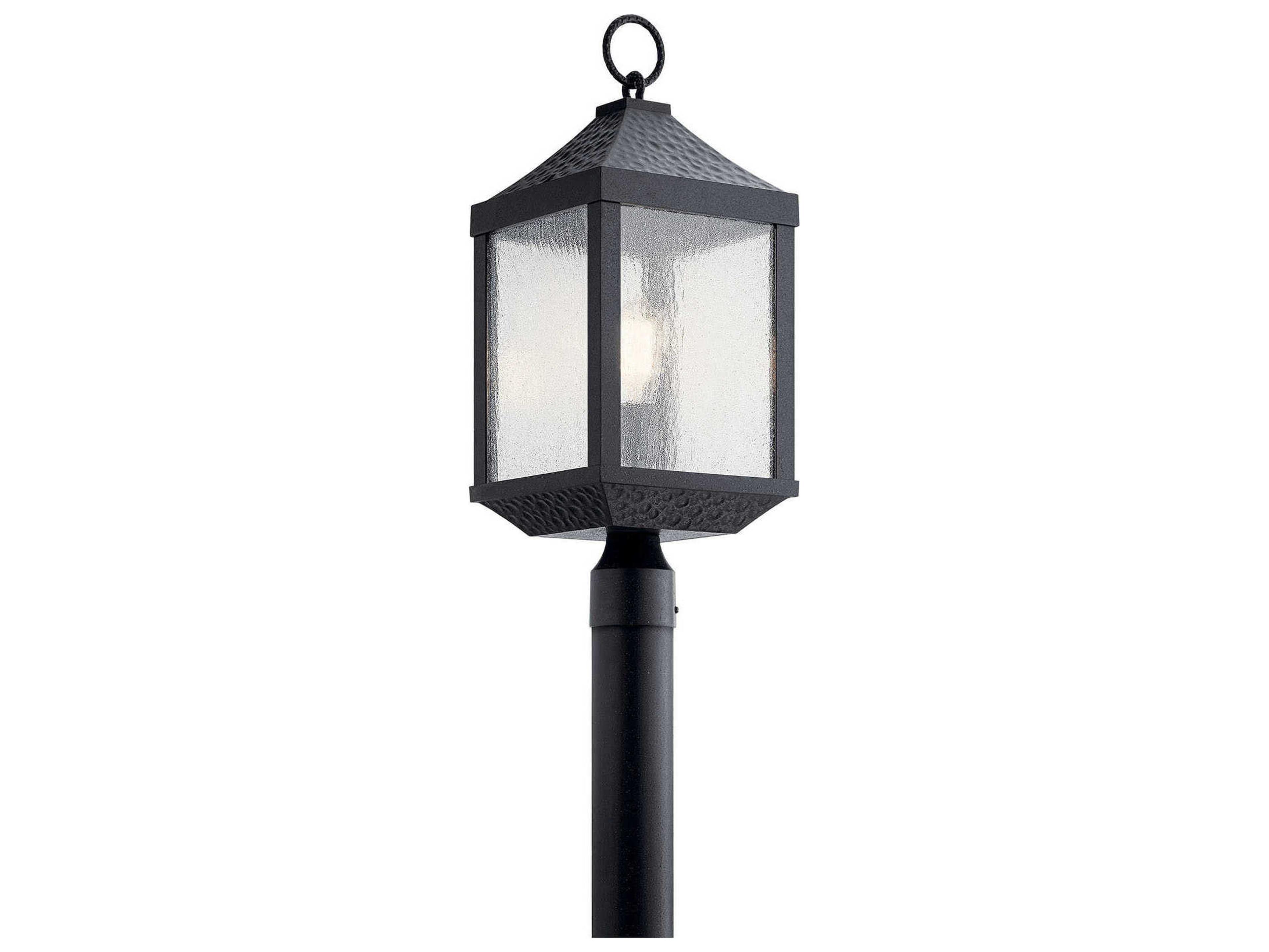 Springfield 1 - Light Glass Outdoor Post Light