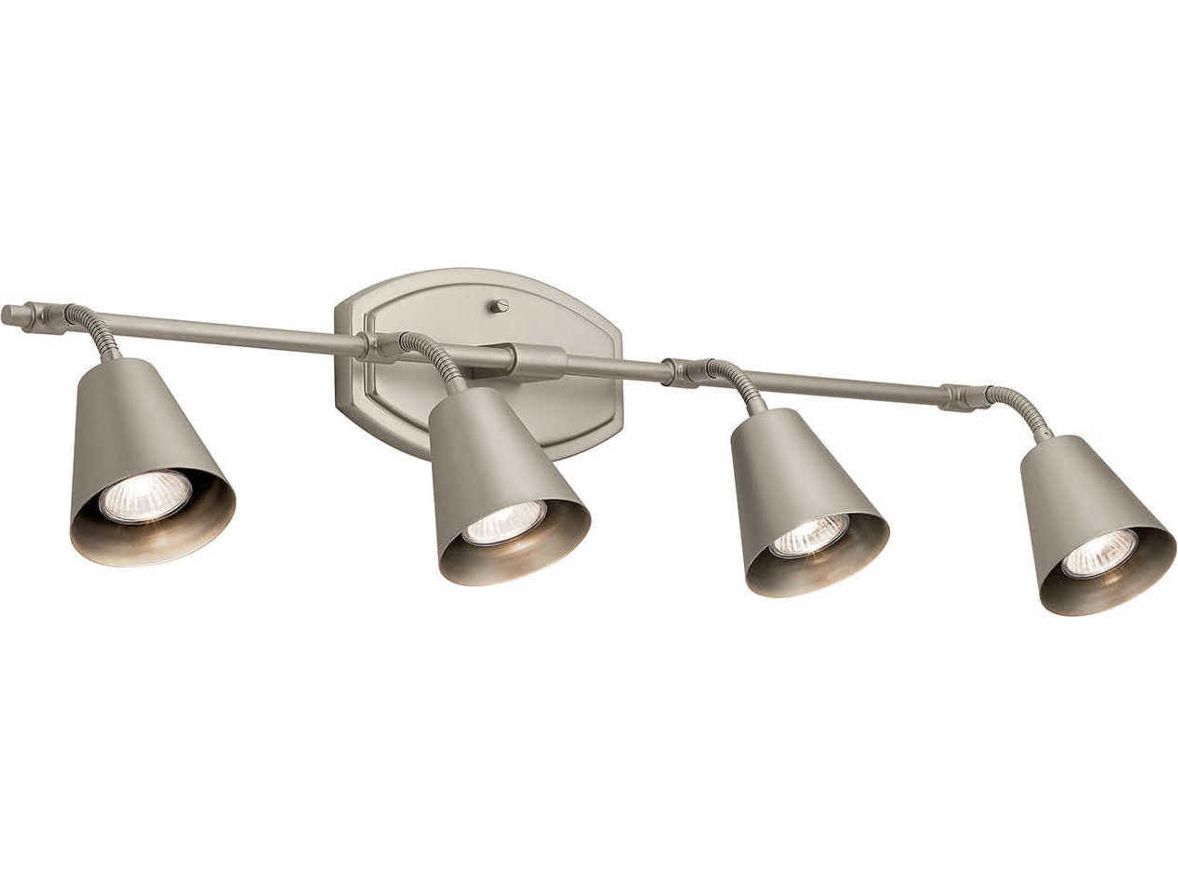 Sylvia 4-Light Satin Nickel Linear Track & Rail Light