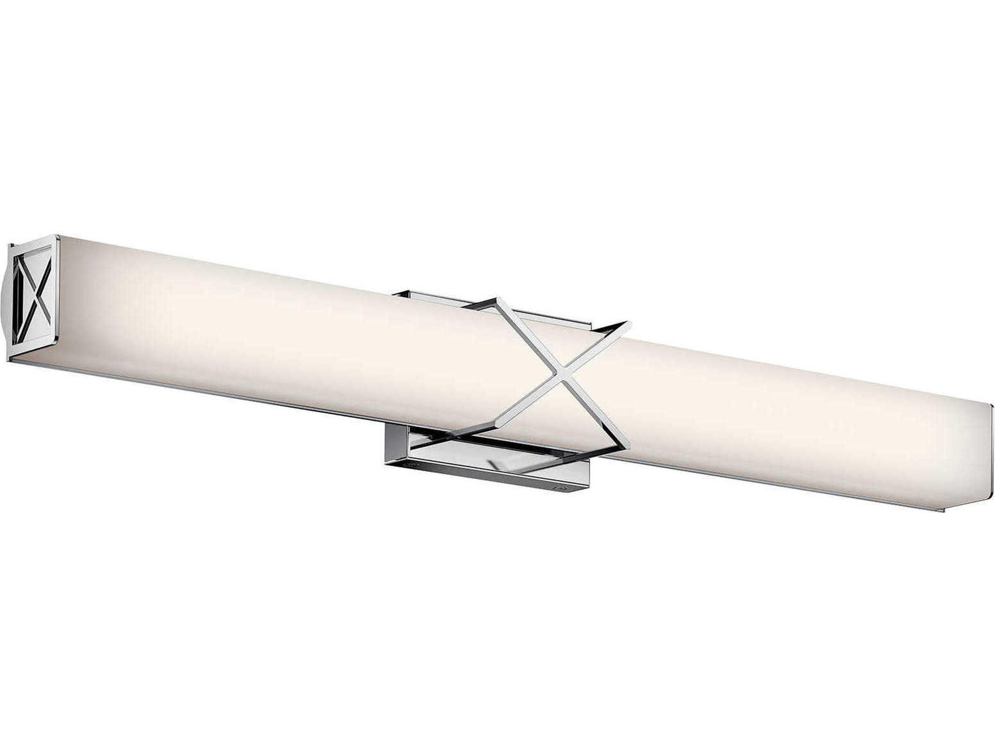 Trinsic 3-Light Chrome Glass LED Vanity Light