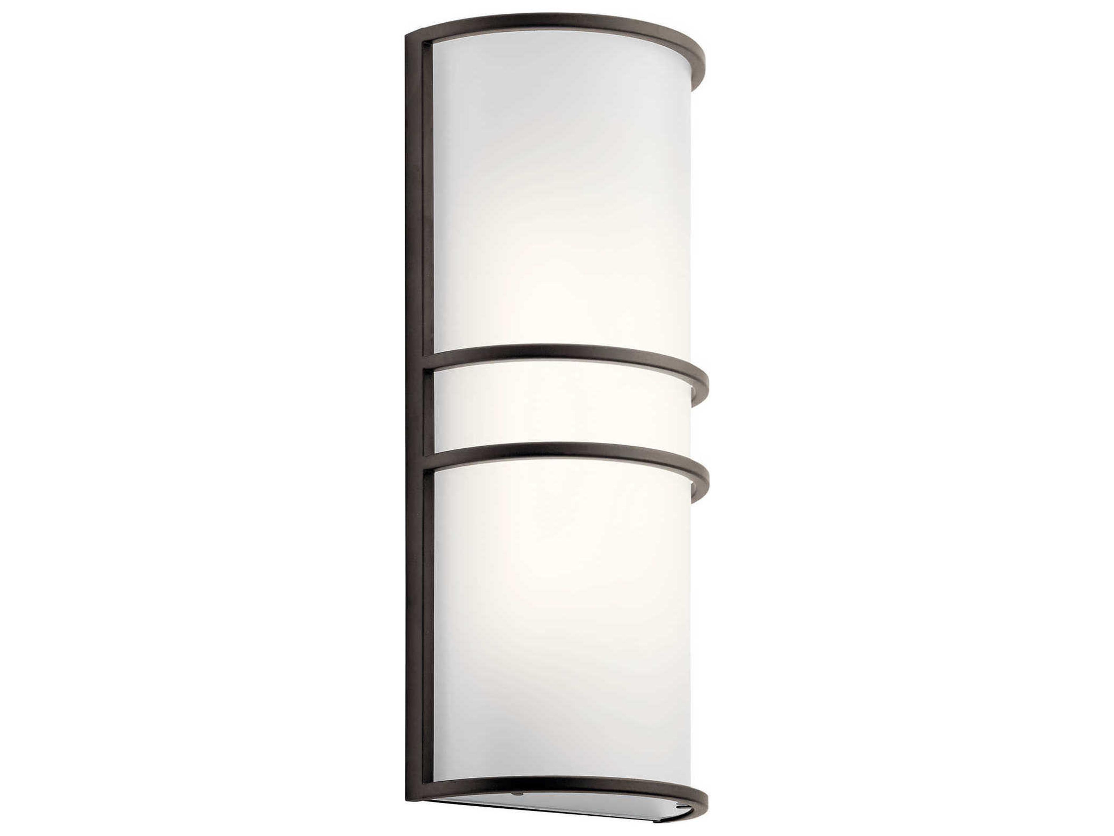 2-Light Olde Bronze LED Wall Sconce