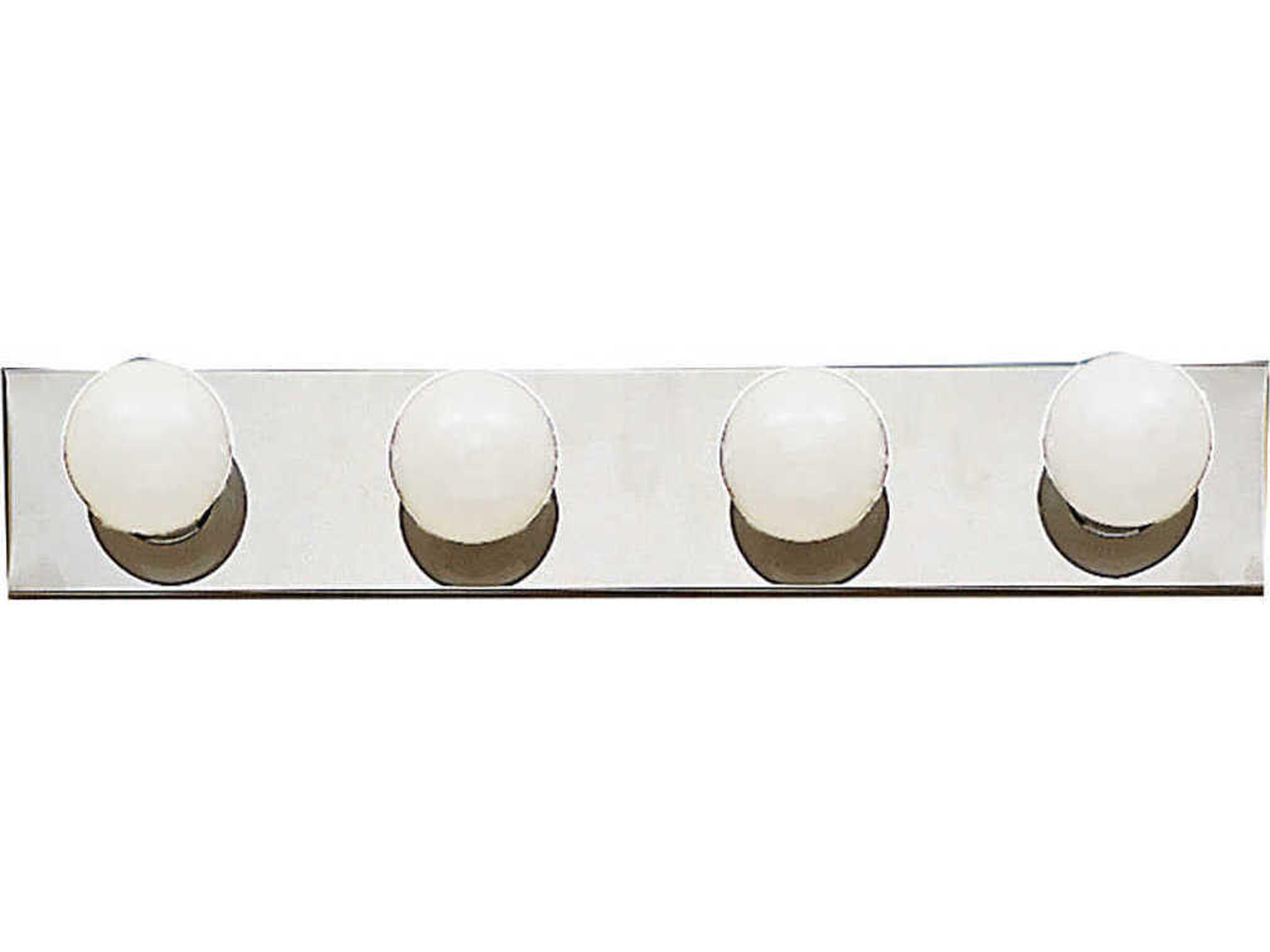 Kichler 4-Light Chrome Glass Vanity Light