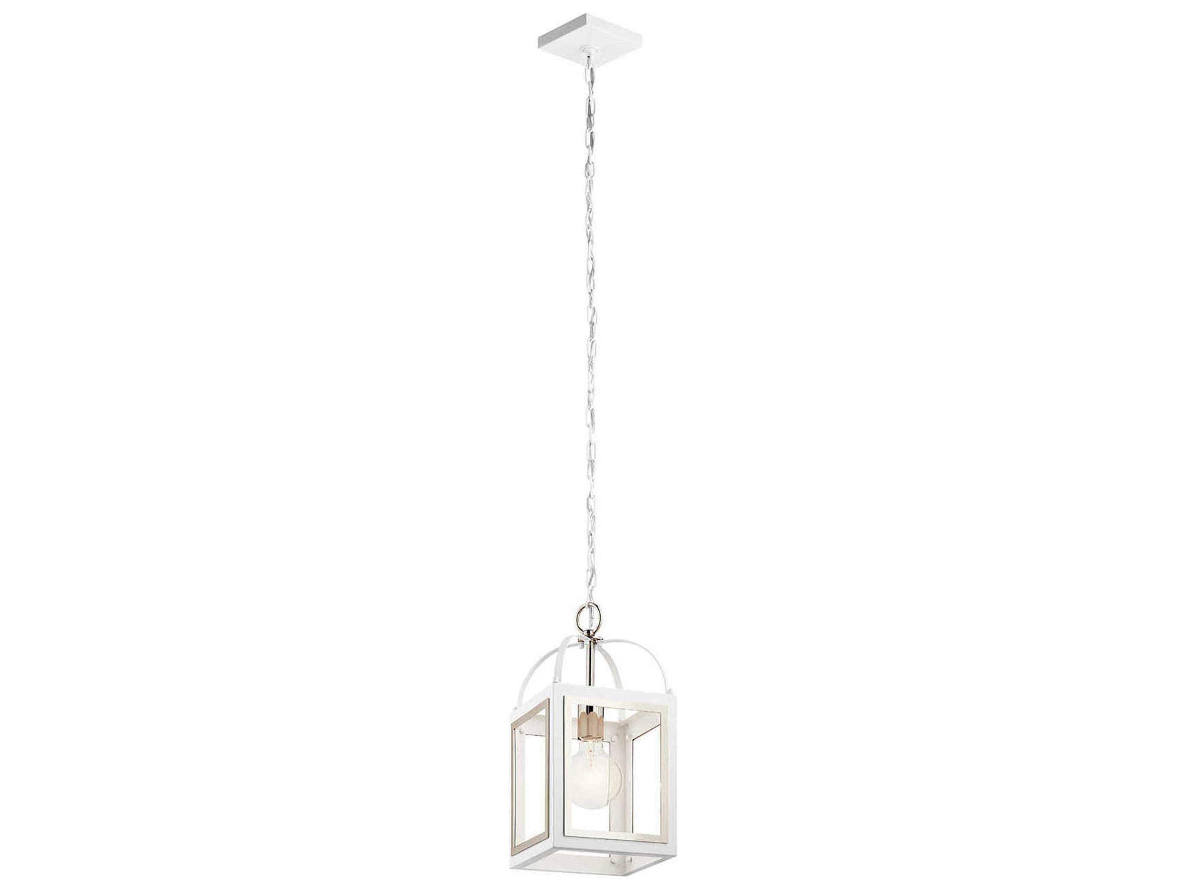 Vath 1-Light White Mini Pendant