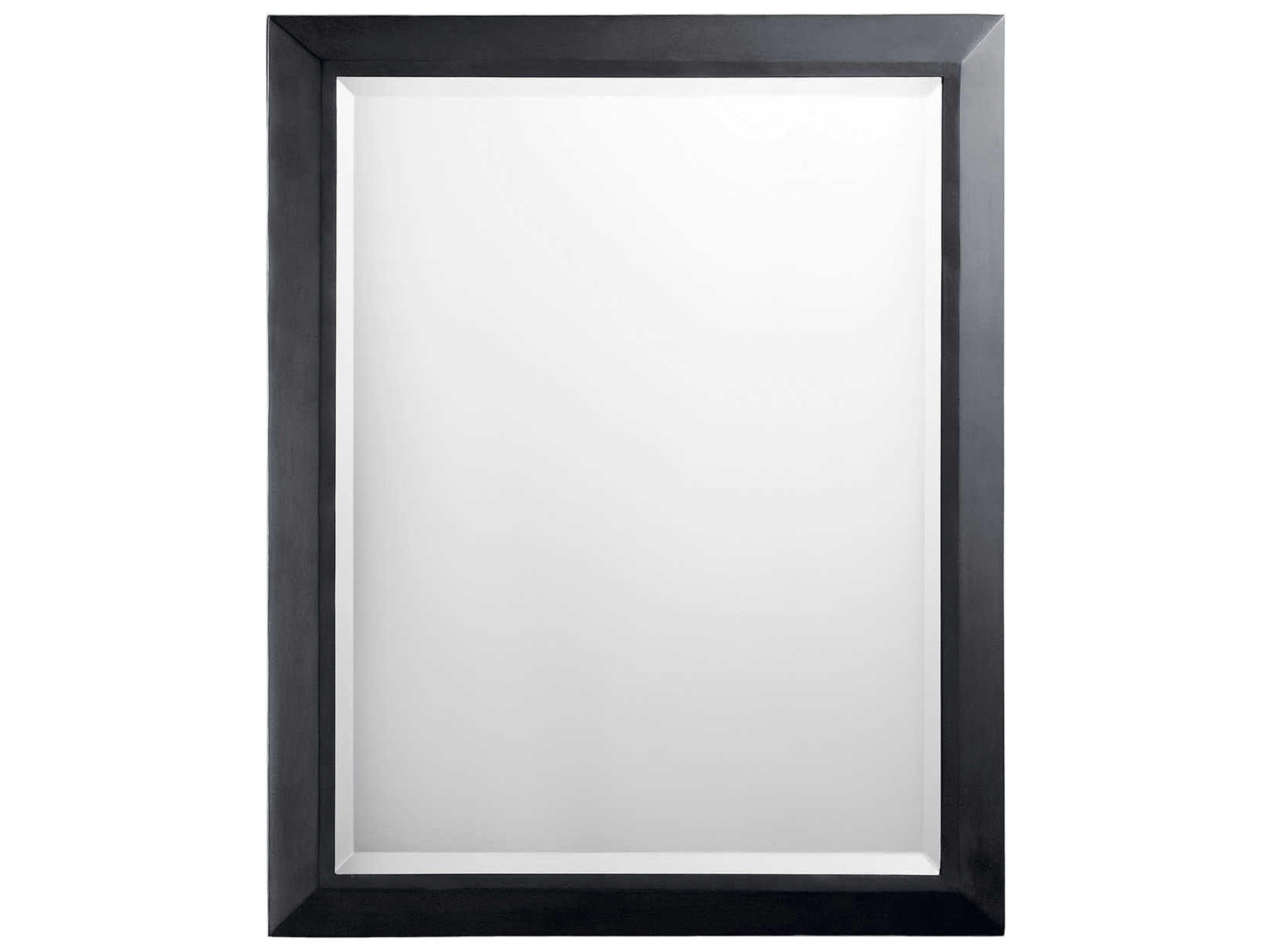 Black Rectangular Wall Mirror