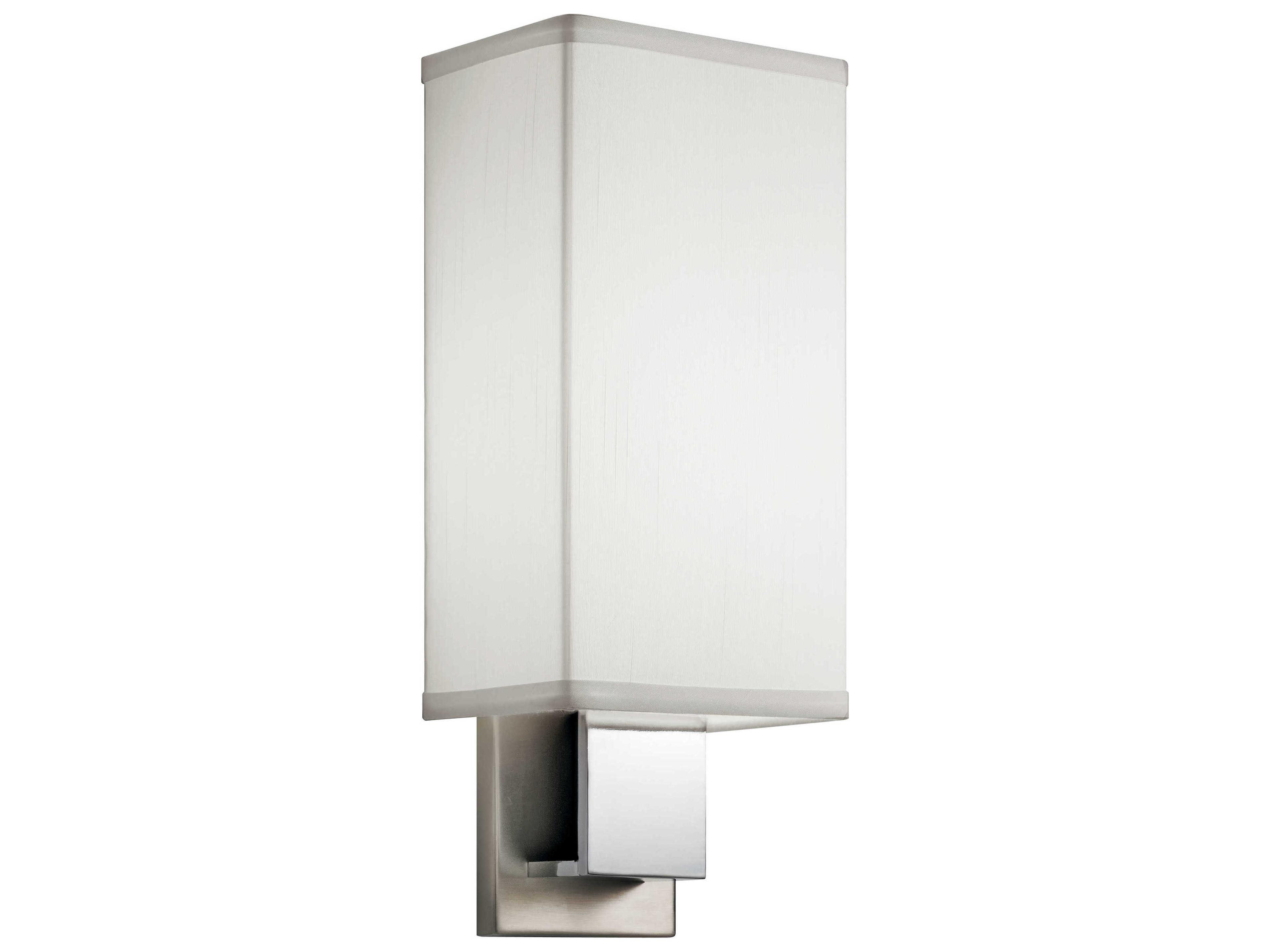 Kichler 1-Light Brushed Nickel & Chrome LED Wall Sconce