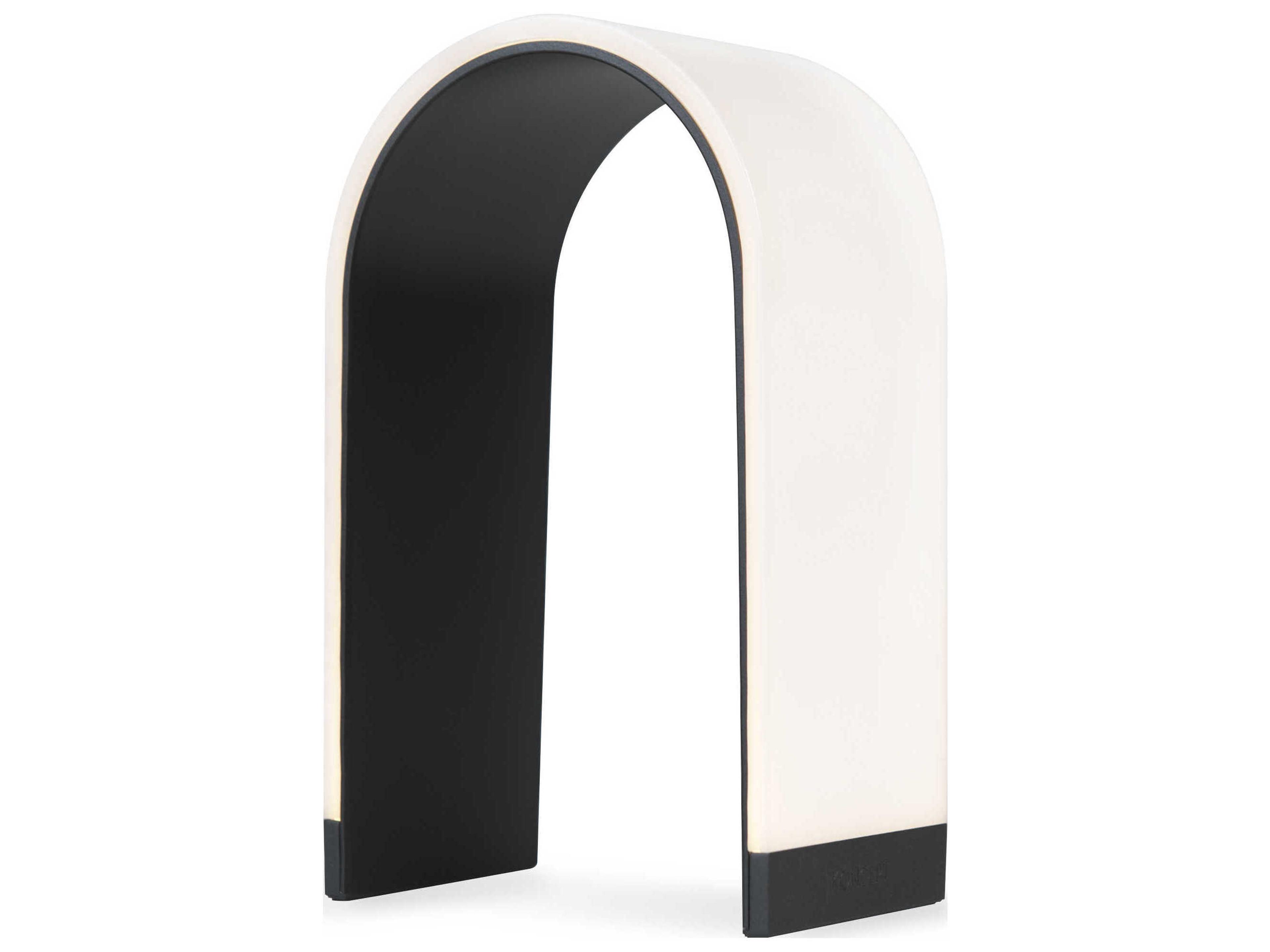 Mr N LED Metallic Black Table Lamp