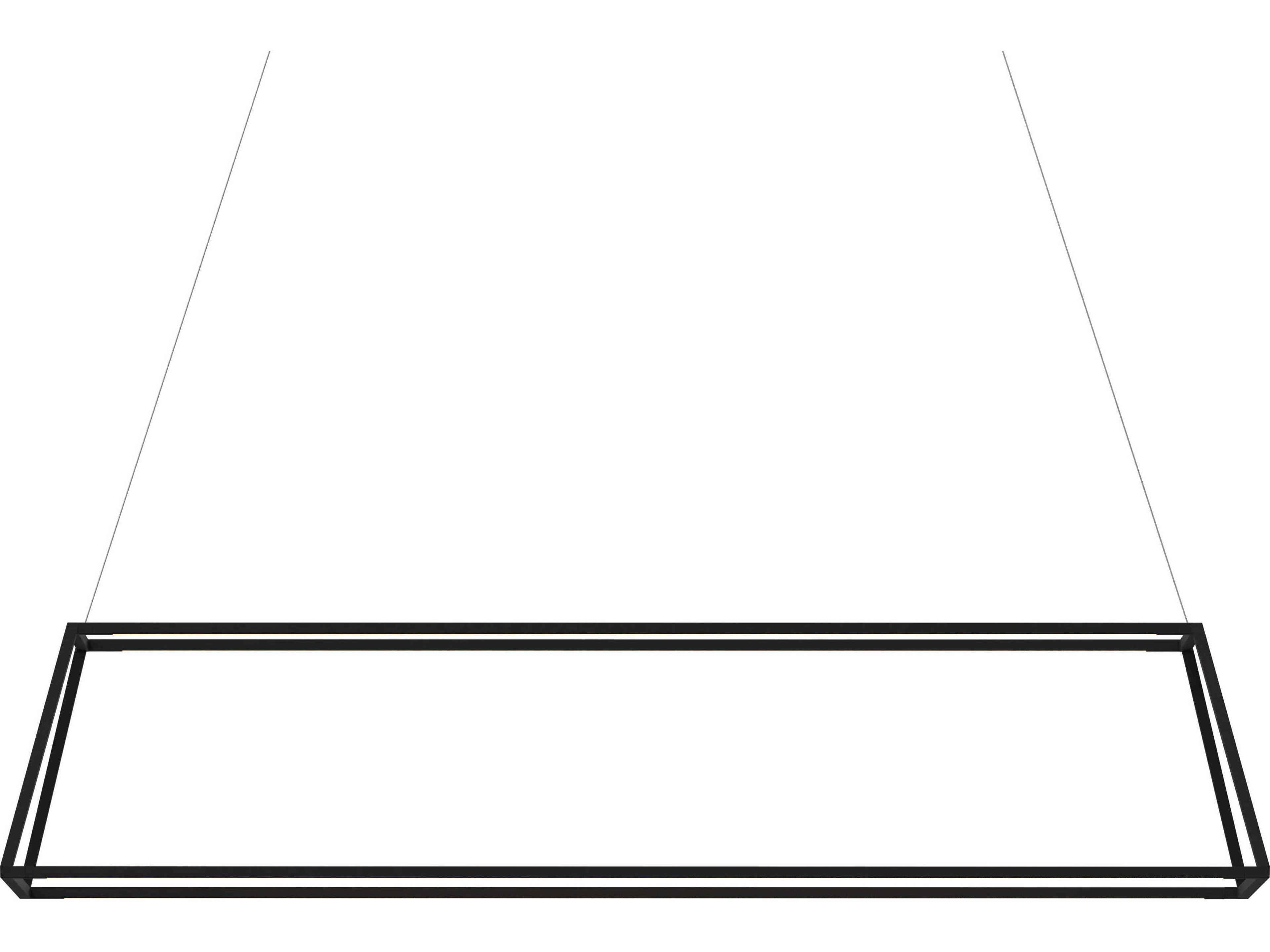 Z-Bar Rise Rectangular LED Pendant Light