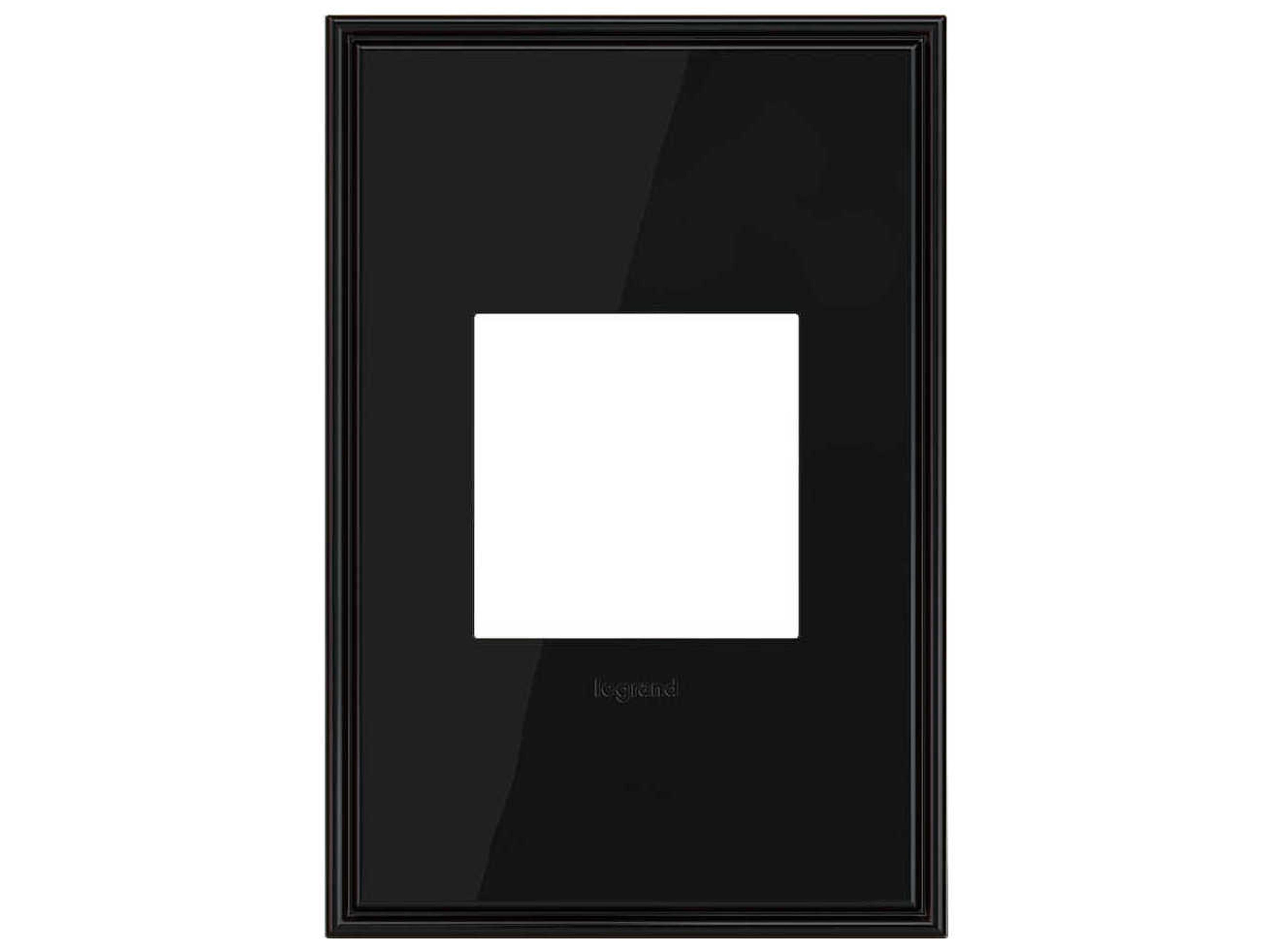 Cast Metals Black Nickel One-Gang Wall Plate