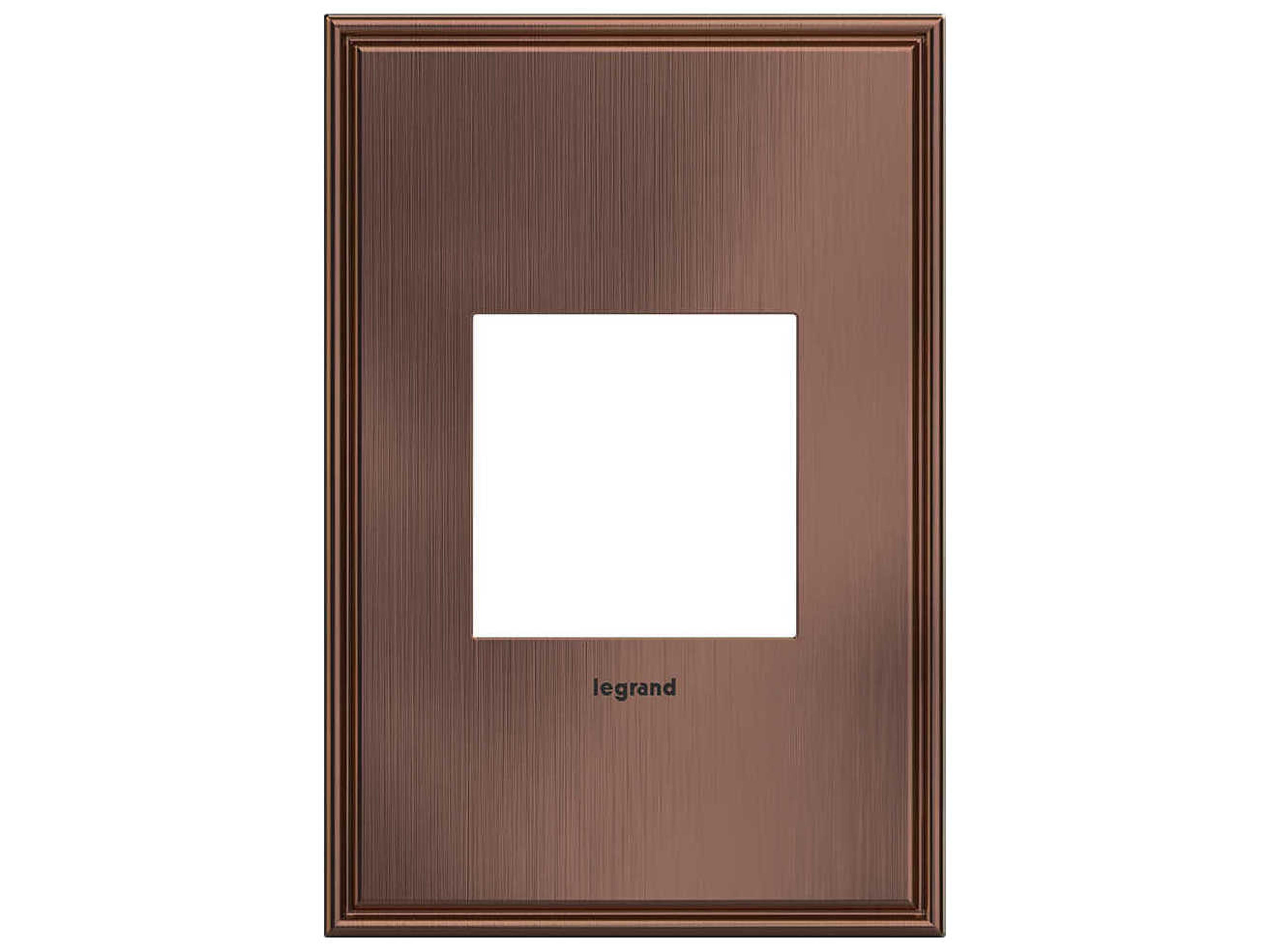 Cast Metals Matte Antique Copper One-Gang Wall Plate