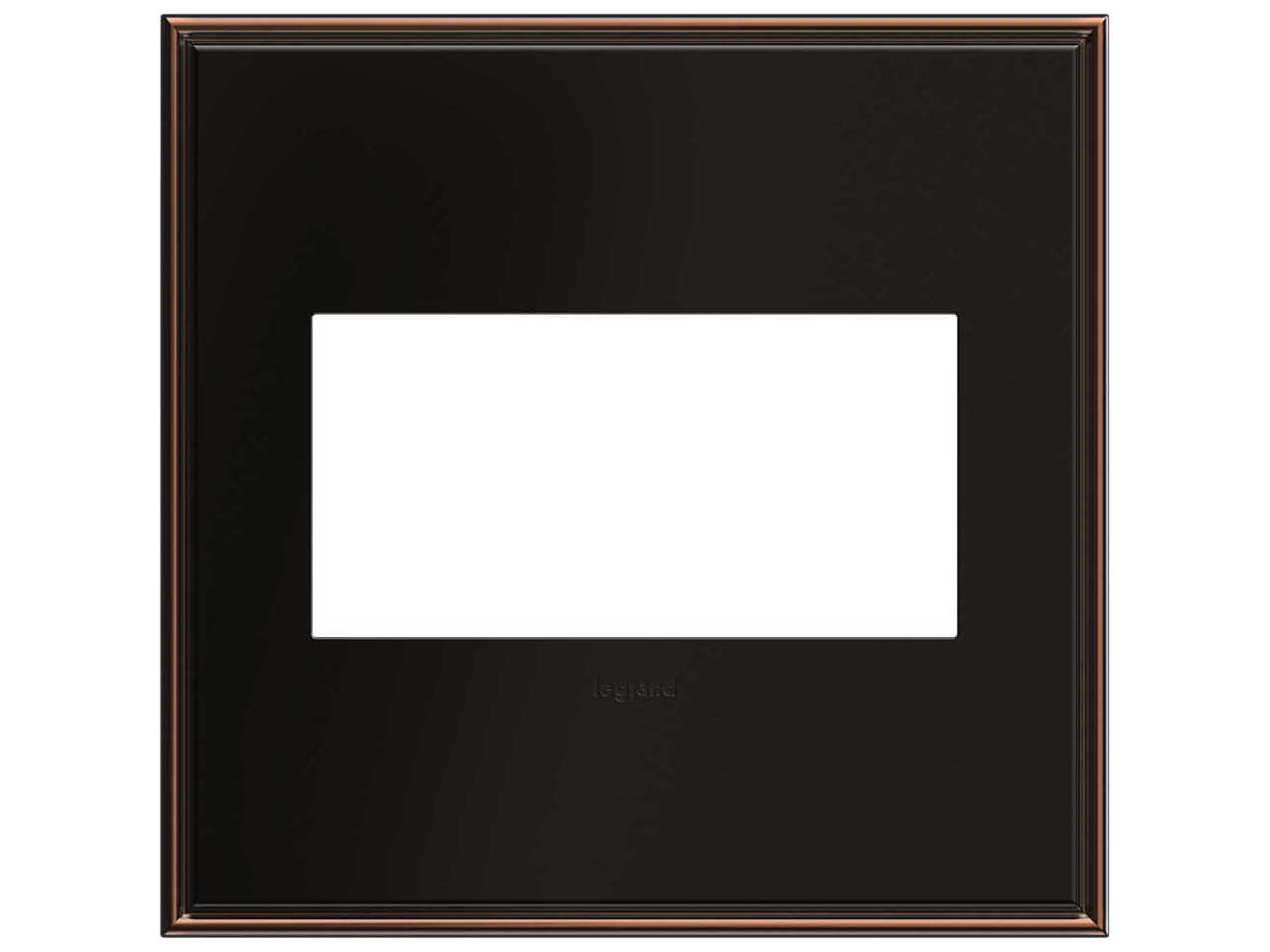 Cast Metals Oil Rubbed Bronze Two-Gang Wall Plate