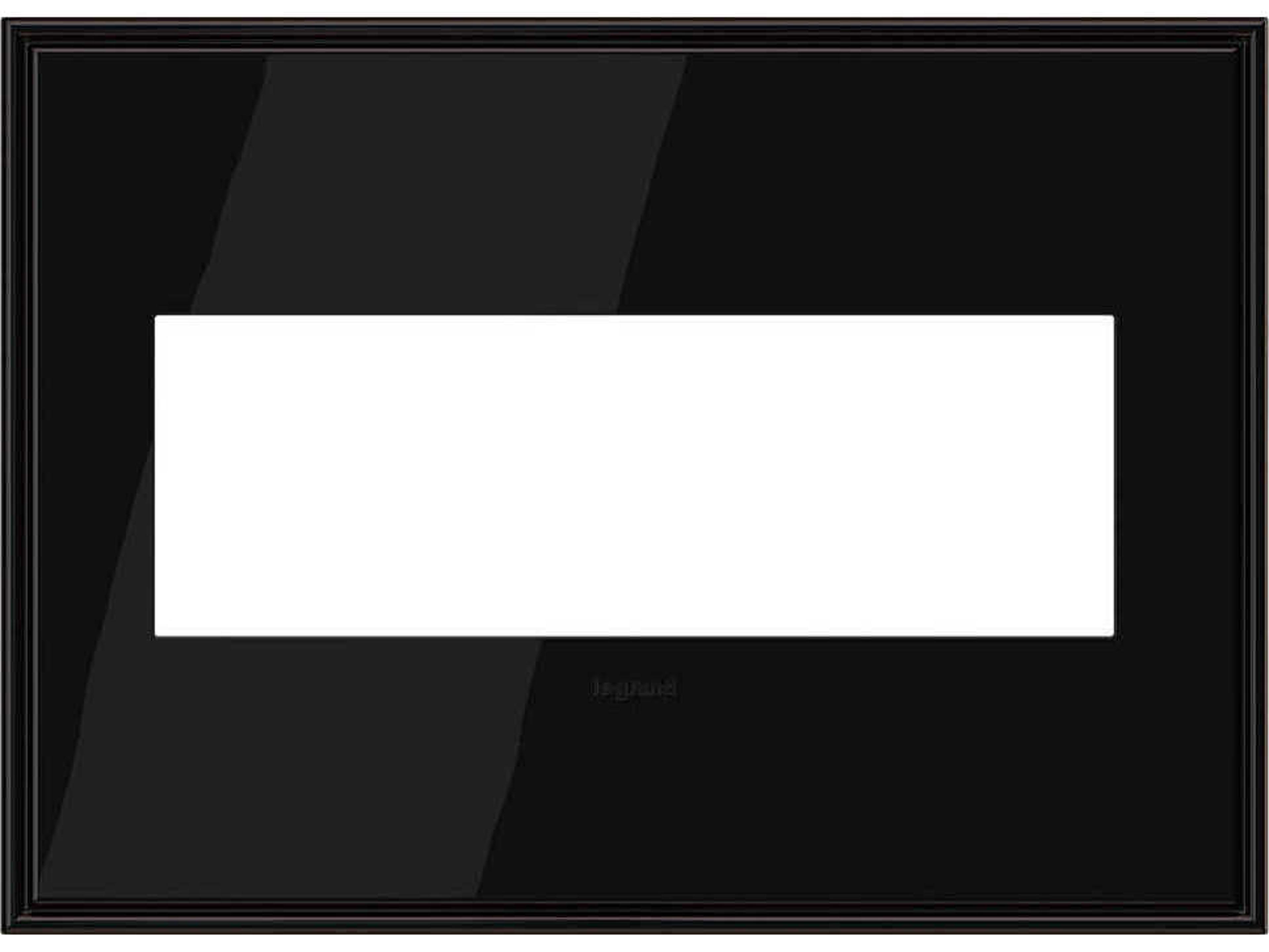 Cast Metals Black Nickel Three-Gang Wall Plate