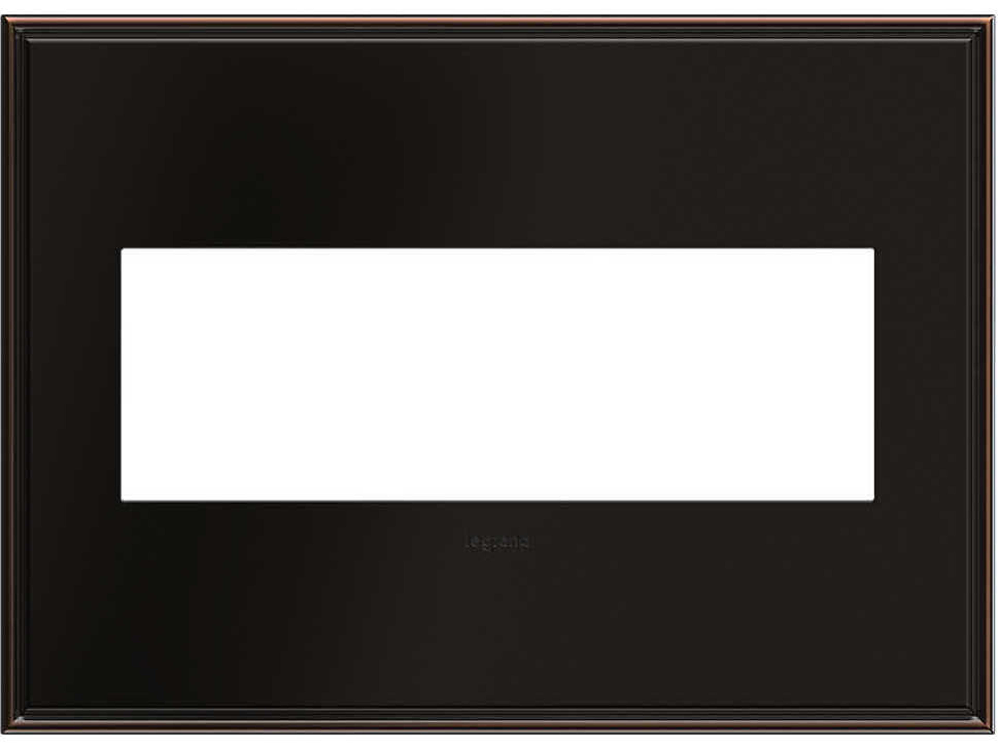 Cast Metals Oil Rubbed Bronze Three-Gang Wall Plate