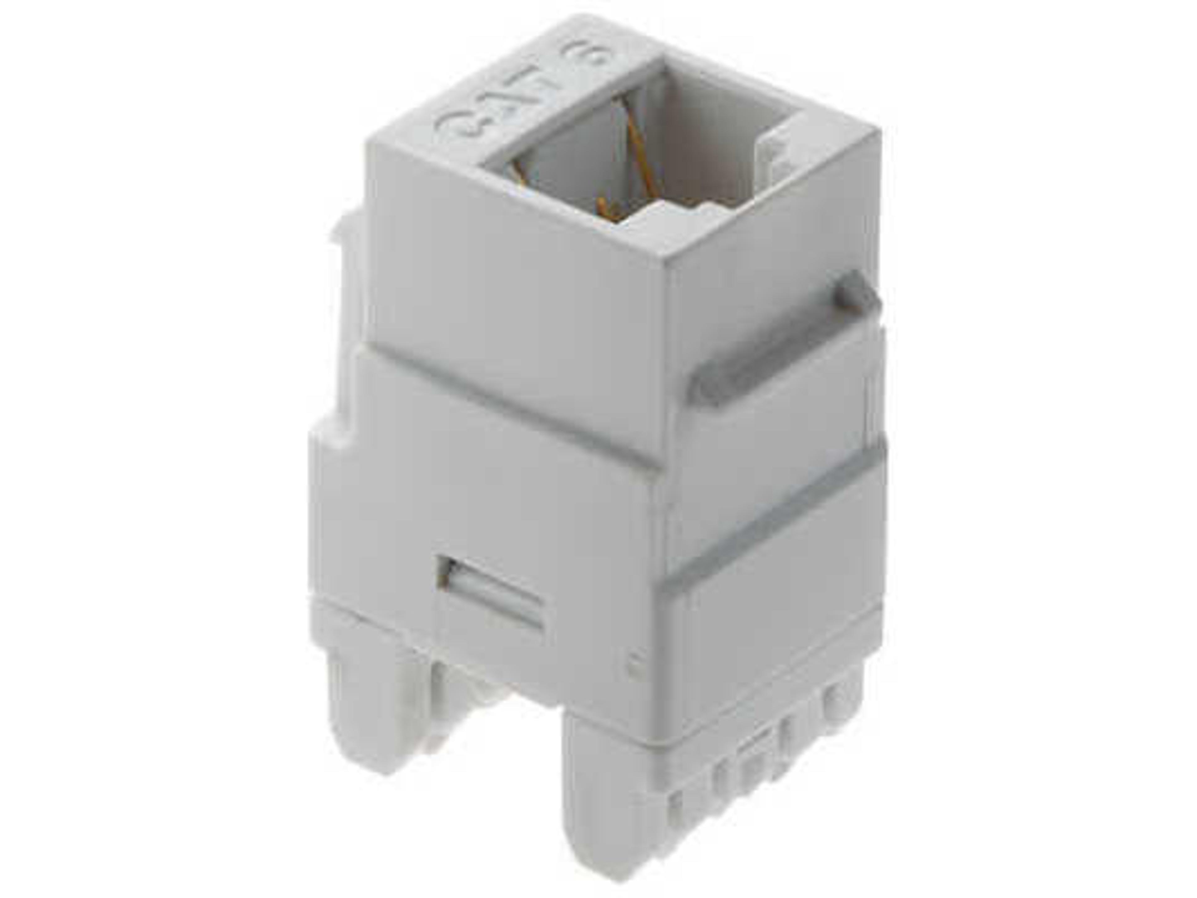 Connectivity White Cat 6 RJ45 Data Insert
