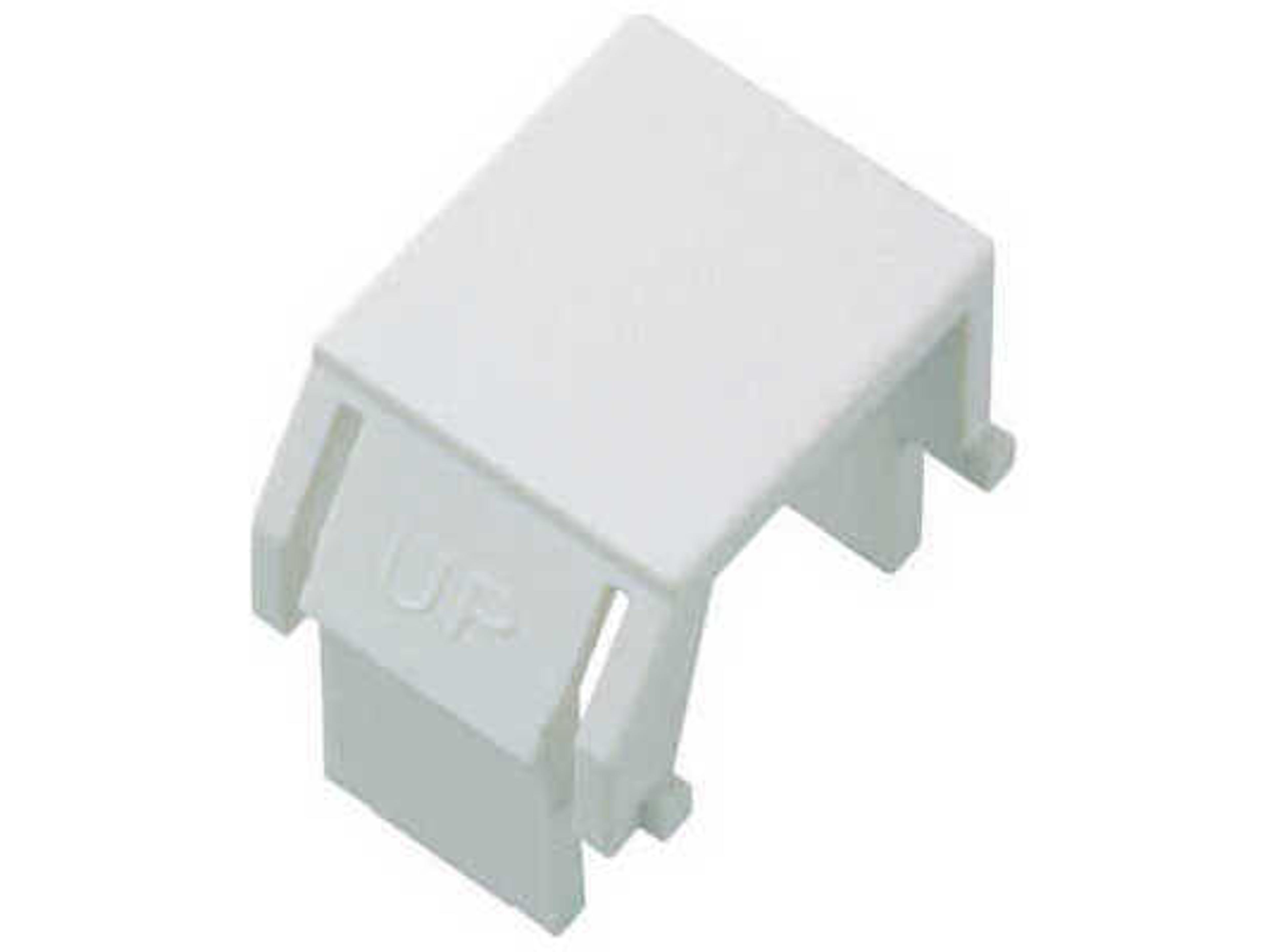 Connectivity White Blank Keystone Insert (Four-Pack)