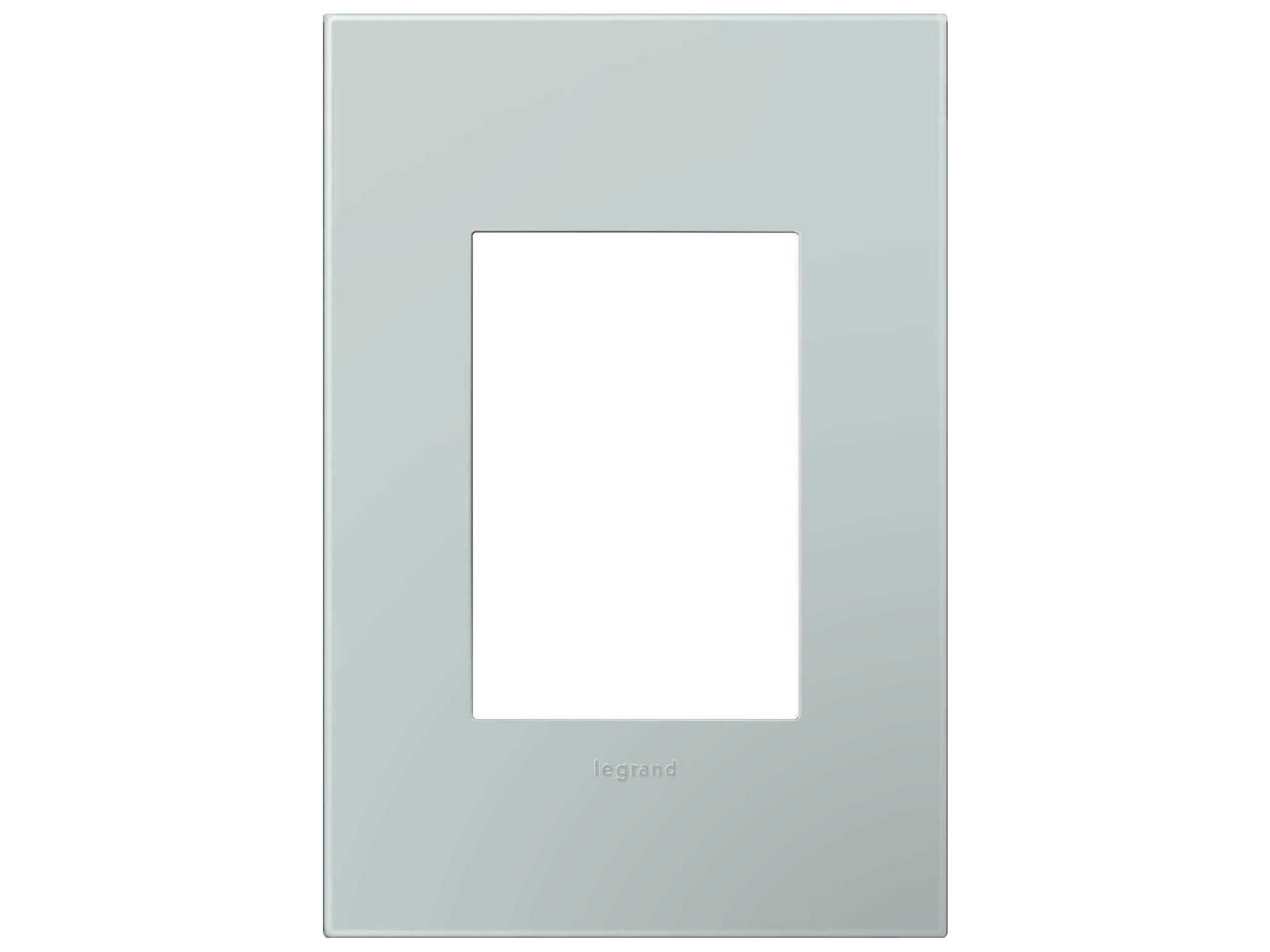 Plastics Pale Blue One Gang and Wall Plate