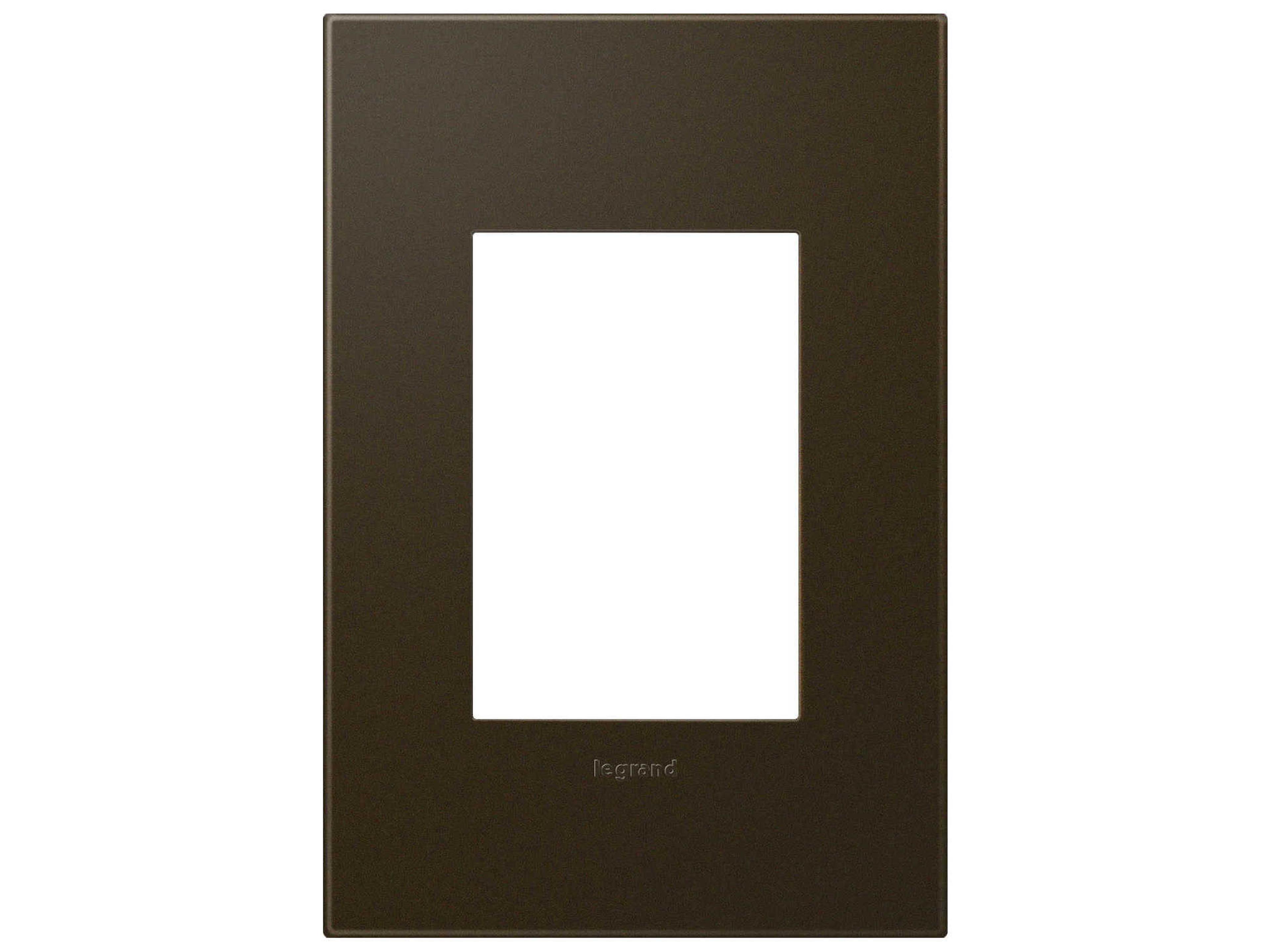 Plastics Bronze One Gang and Wall Plate