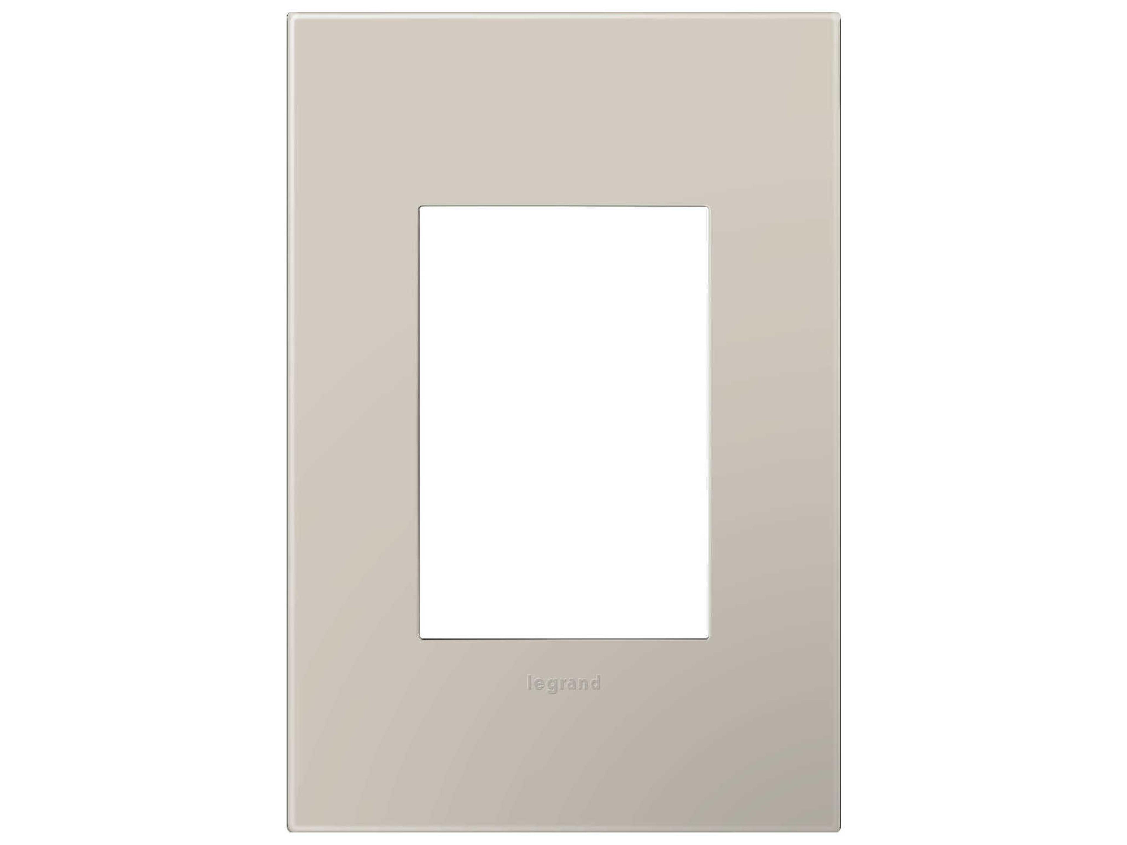 Plastics Greige One Gang and Wall Plate