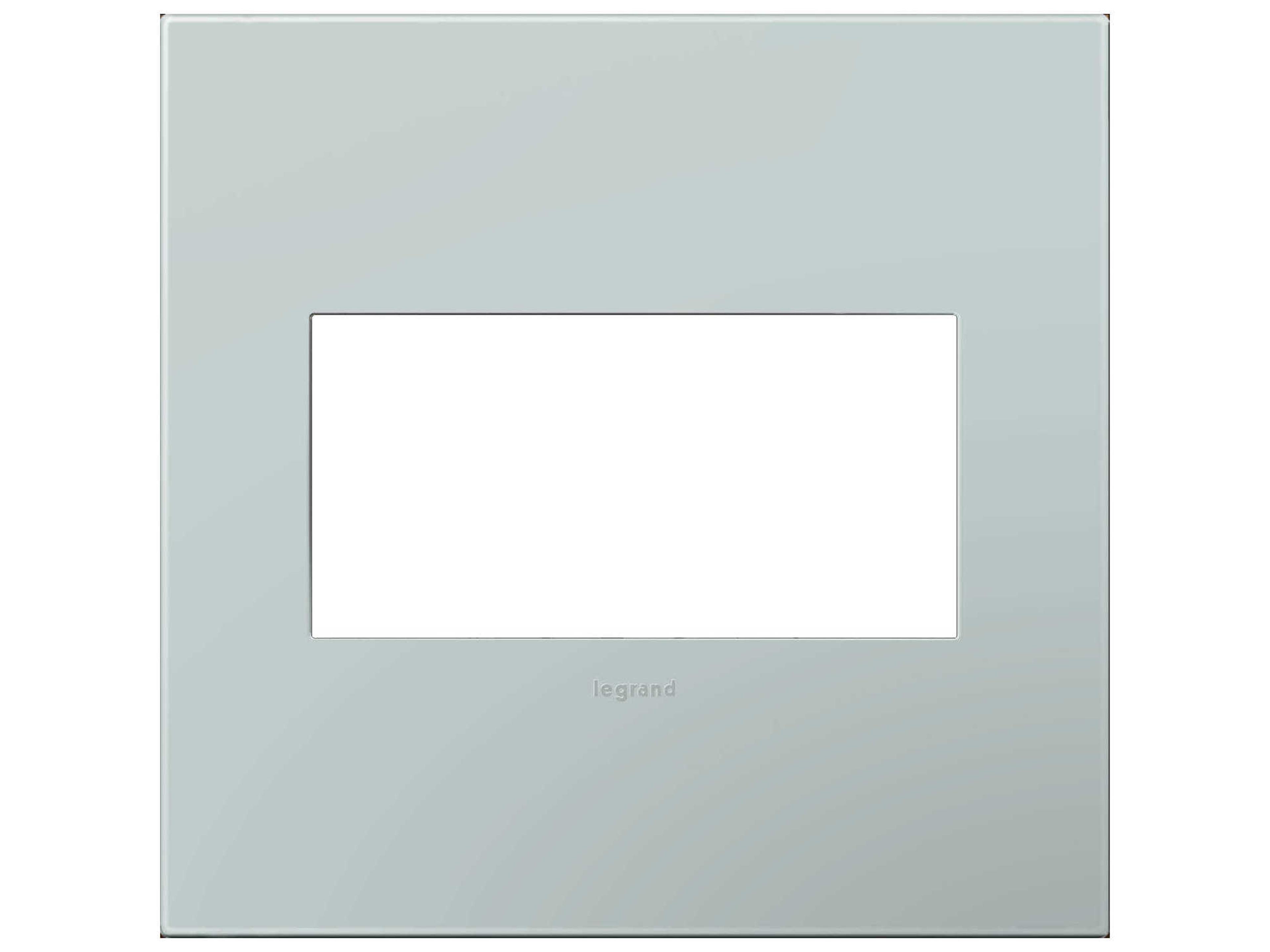 Plastics Pale Blue Two-Gang Wall Plate