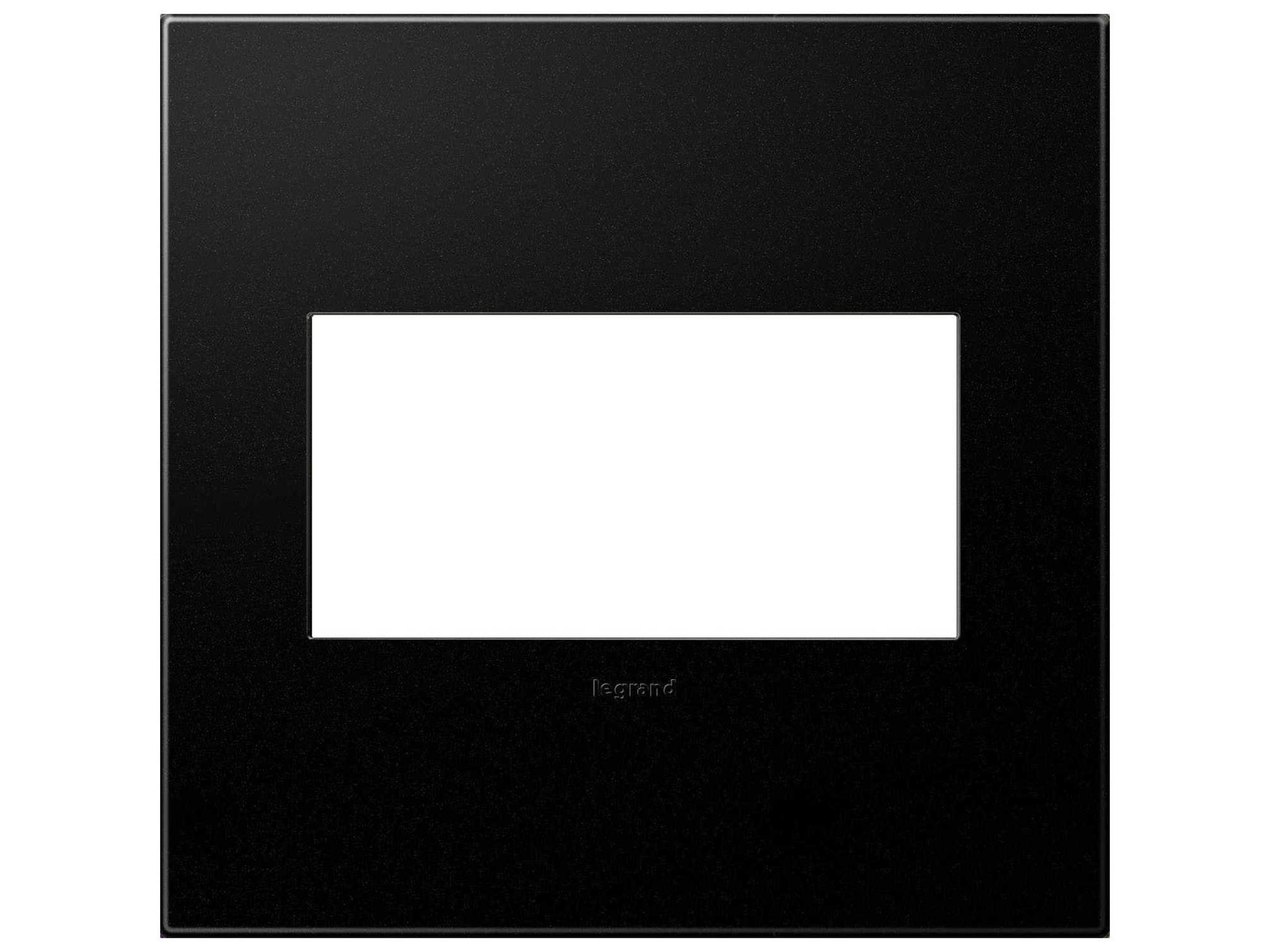 Plastics Graphite Two-Gang Wall Plate