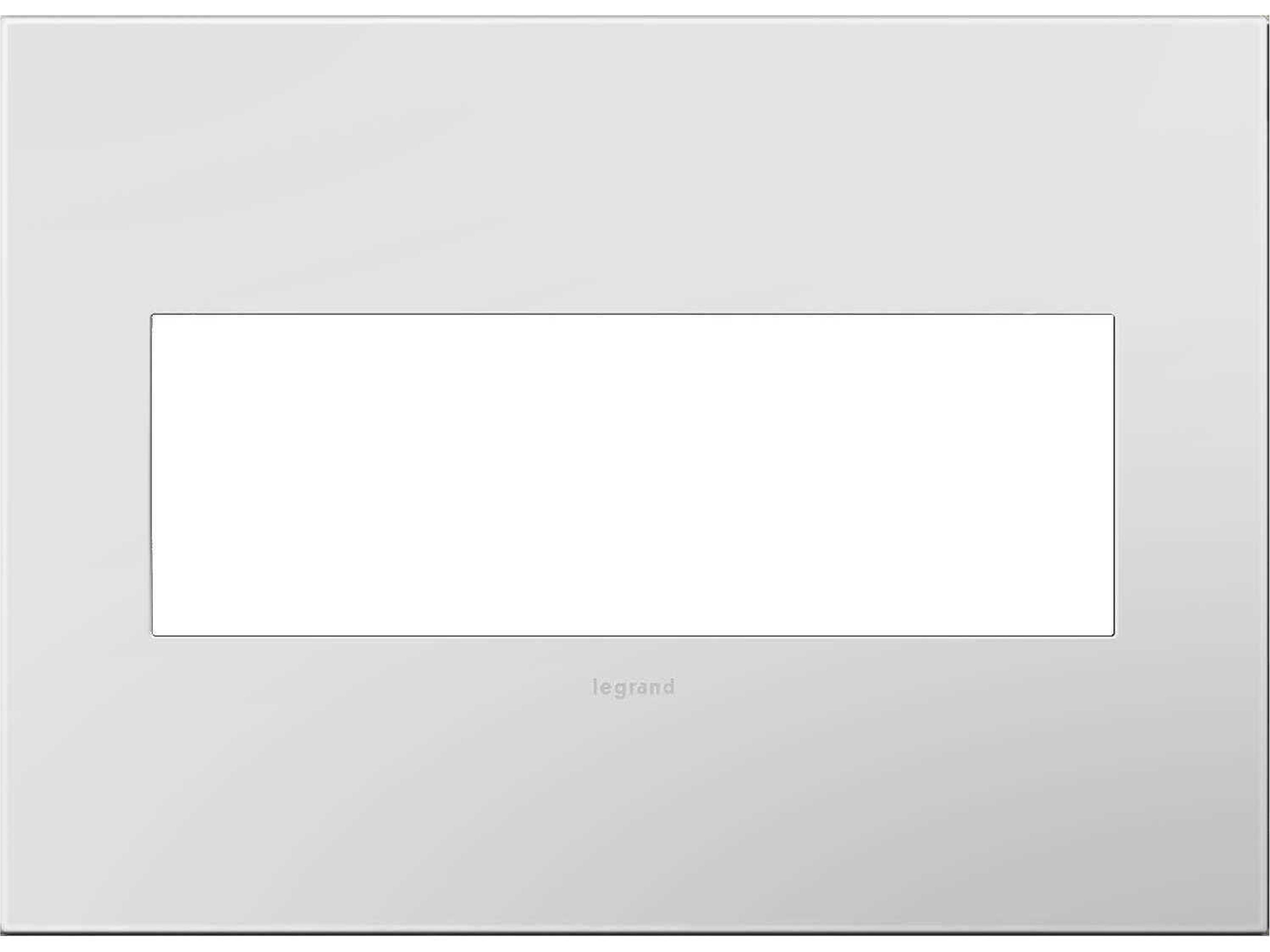 Plastics Powder White Three-Gang Wall Plate