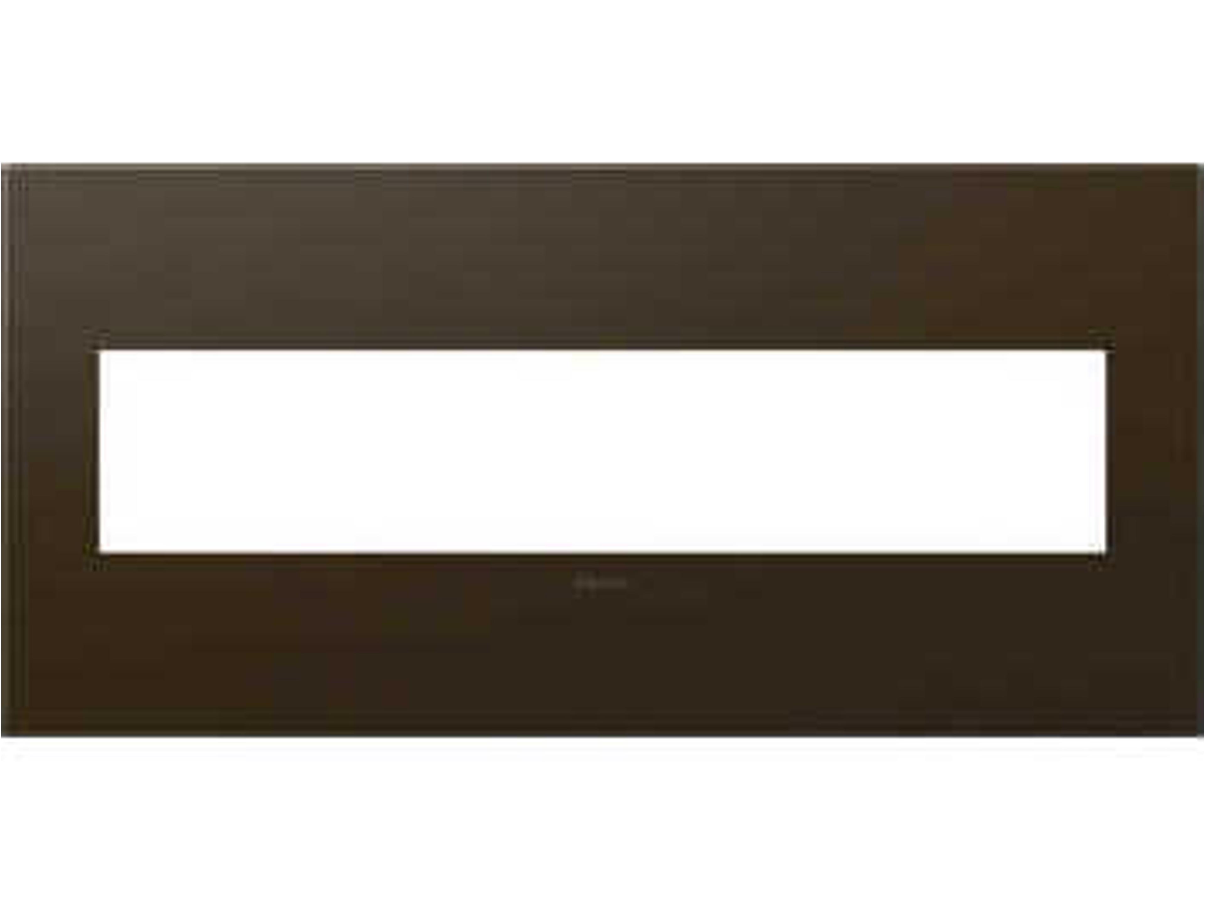 Plastics Bronze Five-Gang Wall Plate