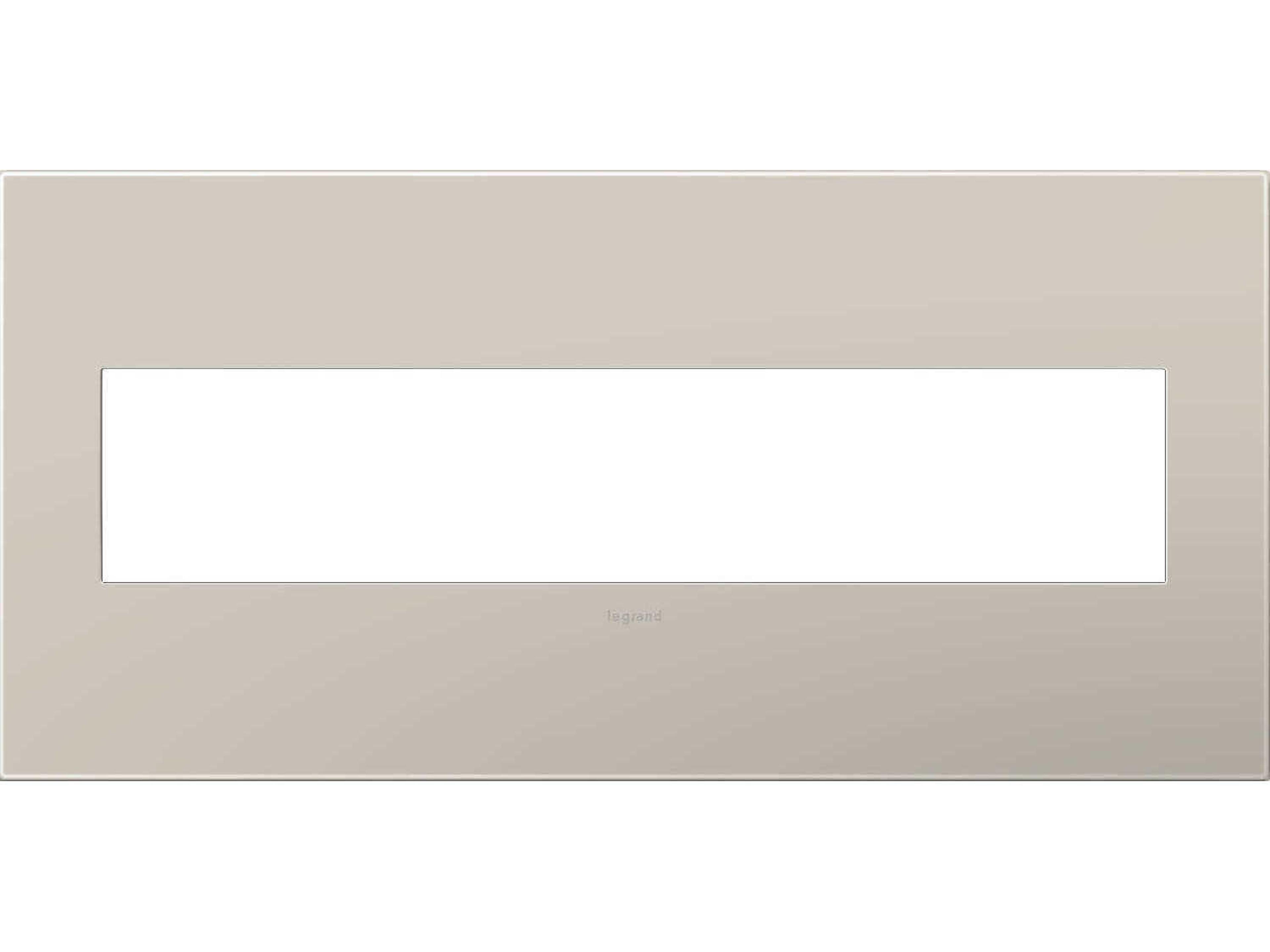 Plastics Greige Five-Gang Wall Plate