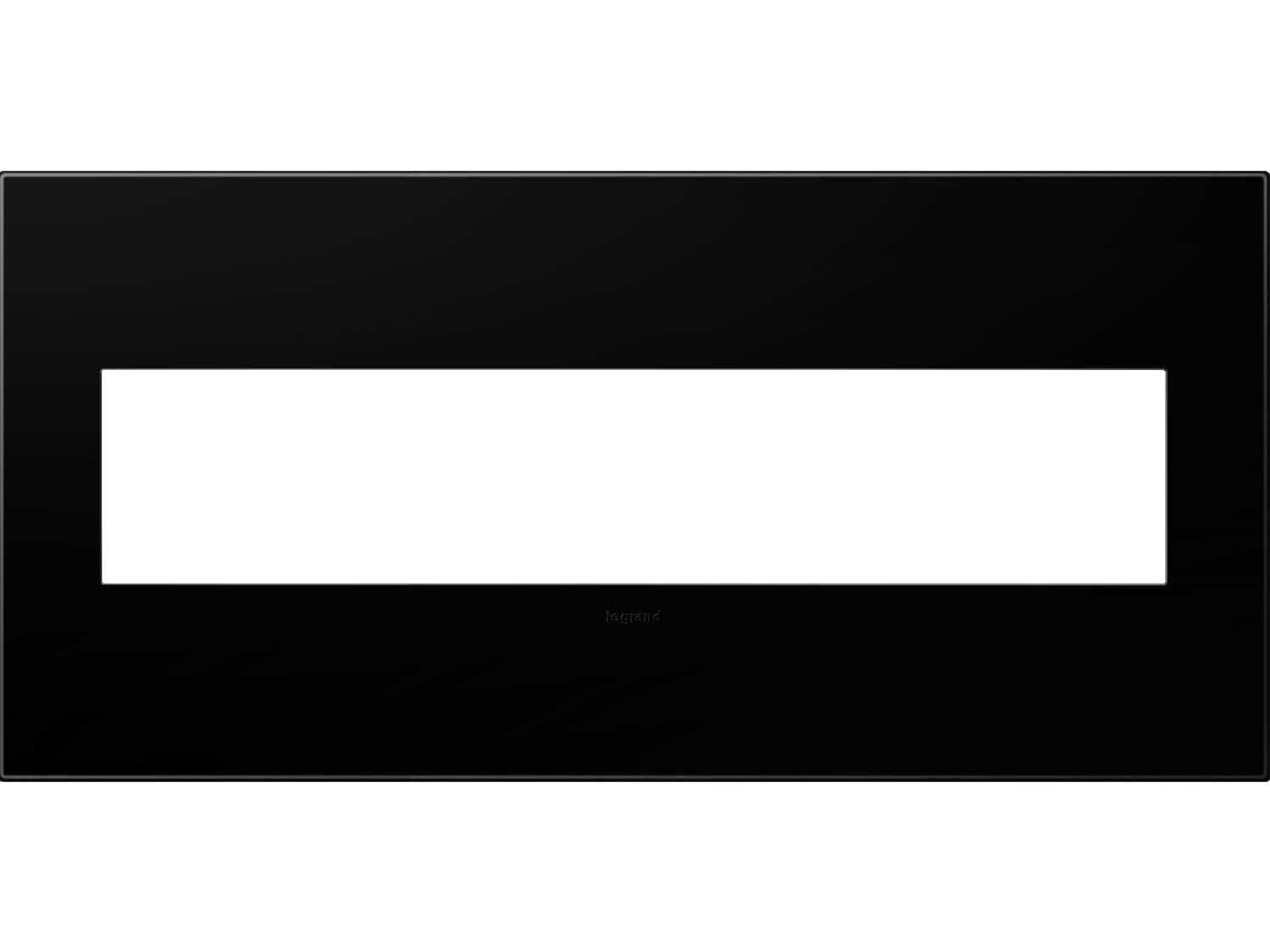 Plastics Black Ink Five-Gang Wall Plate