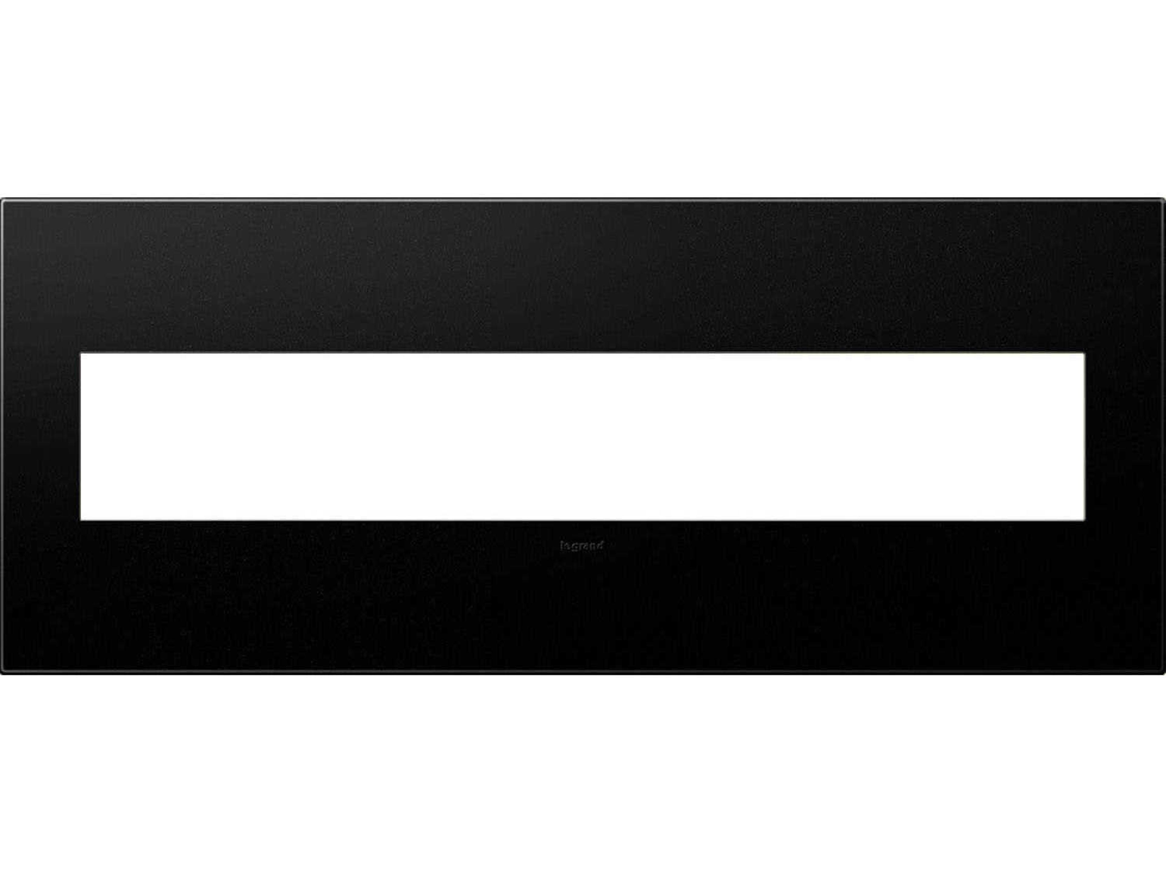 Plastics Graphite Six-Gang Wall Plate