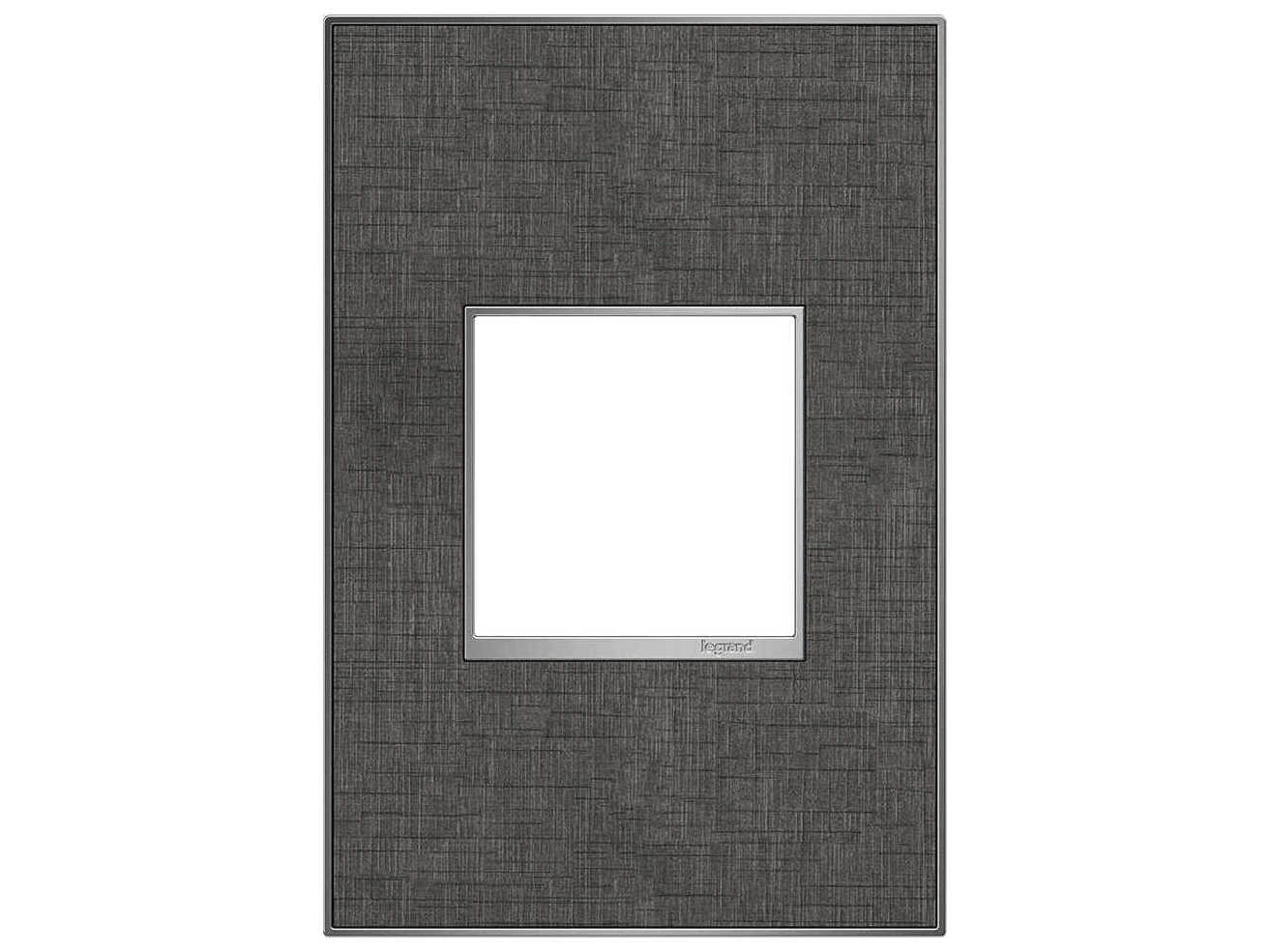 Real Materials Slate Linen One-Gang Wall Plate