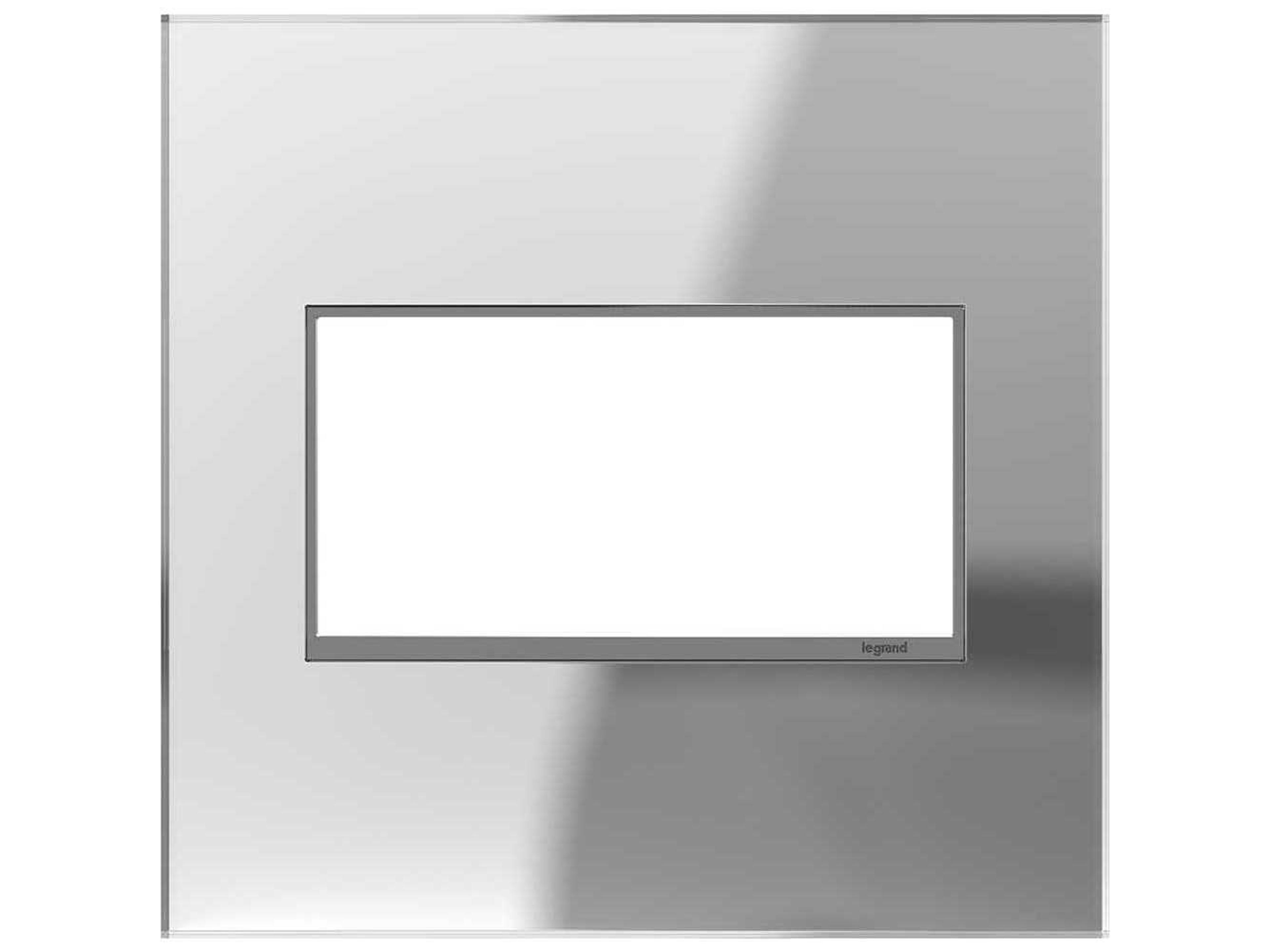Real Materials Mirror Two-Gang Wall Plate