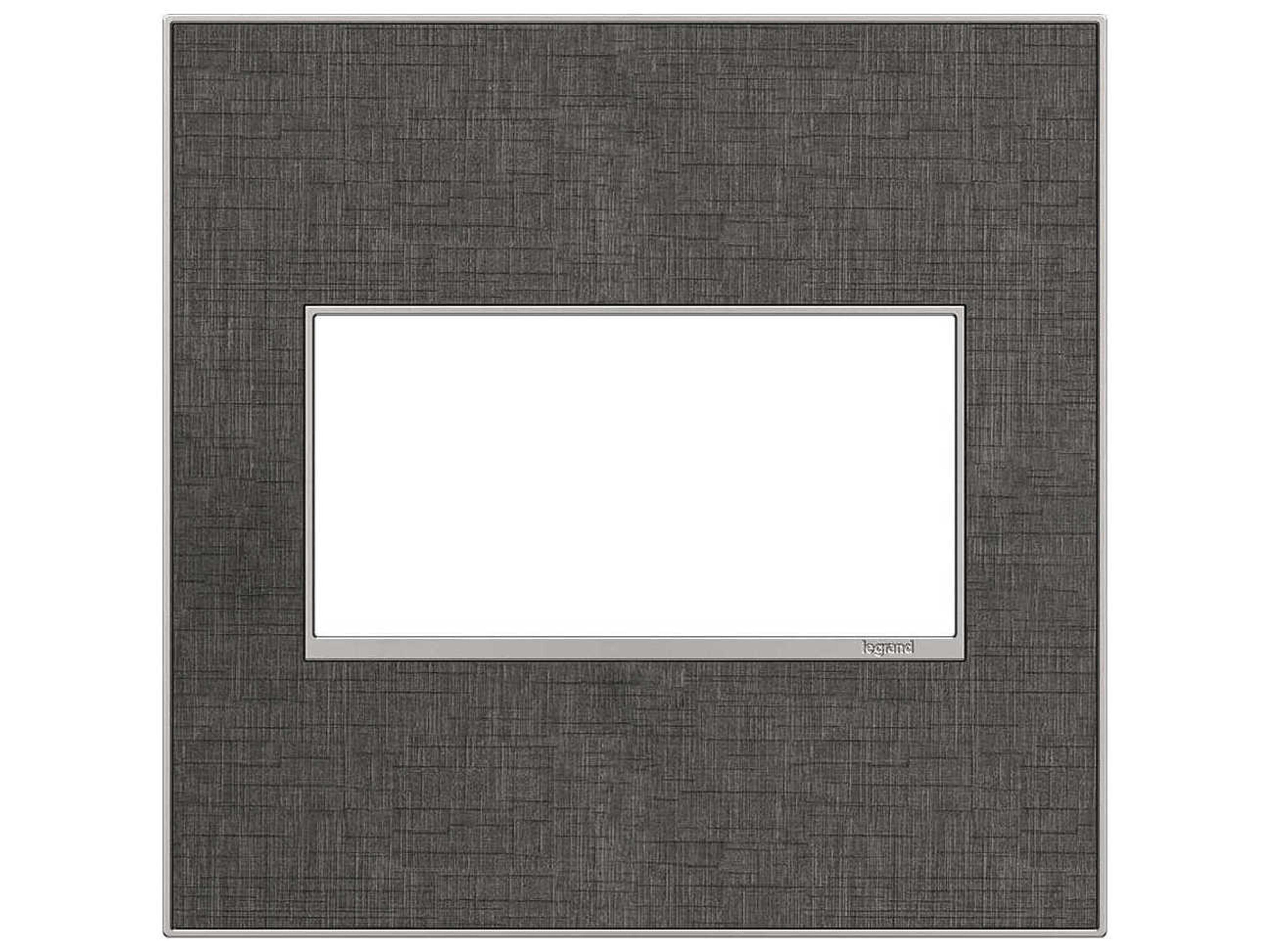 Real Materials Slate Linen Two-Gang Wall Plate