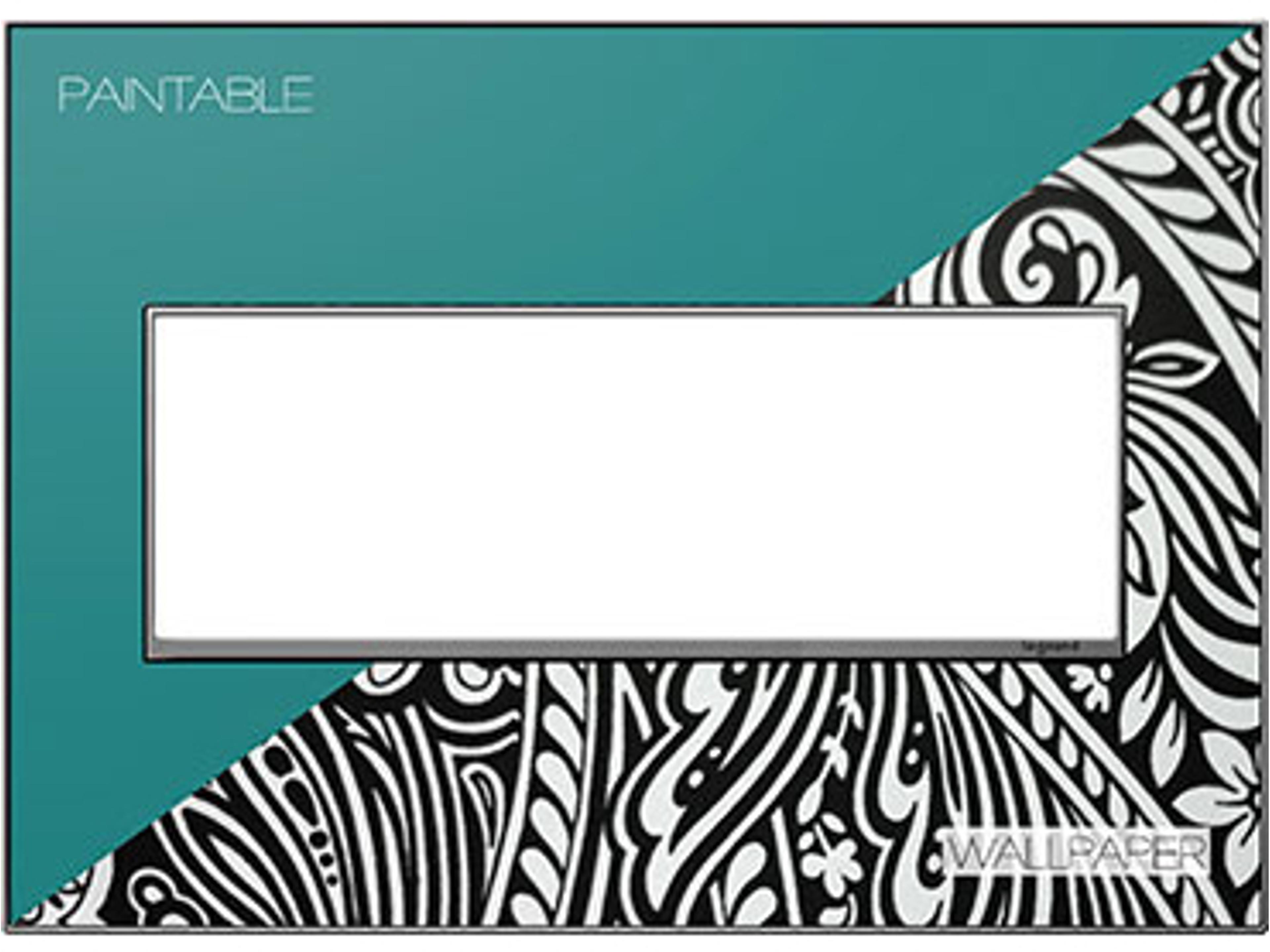 Real Materials Custom Three-Gang Wall Plate with Magnesium Trim