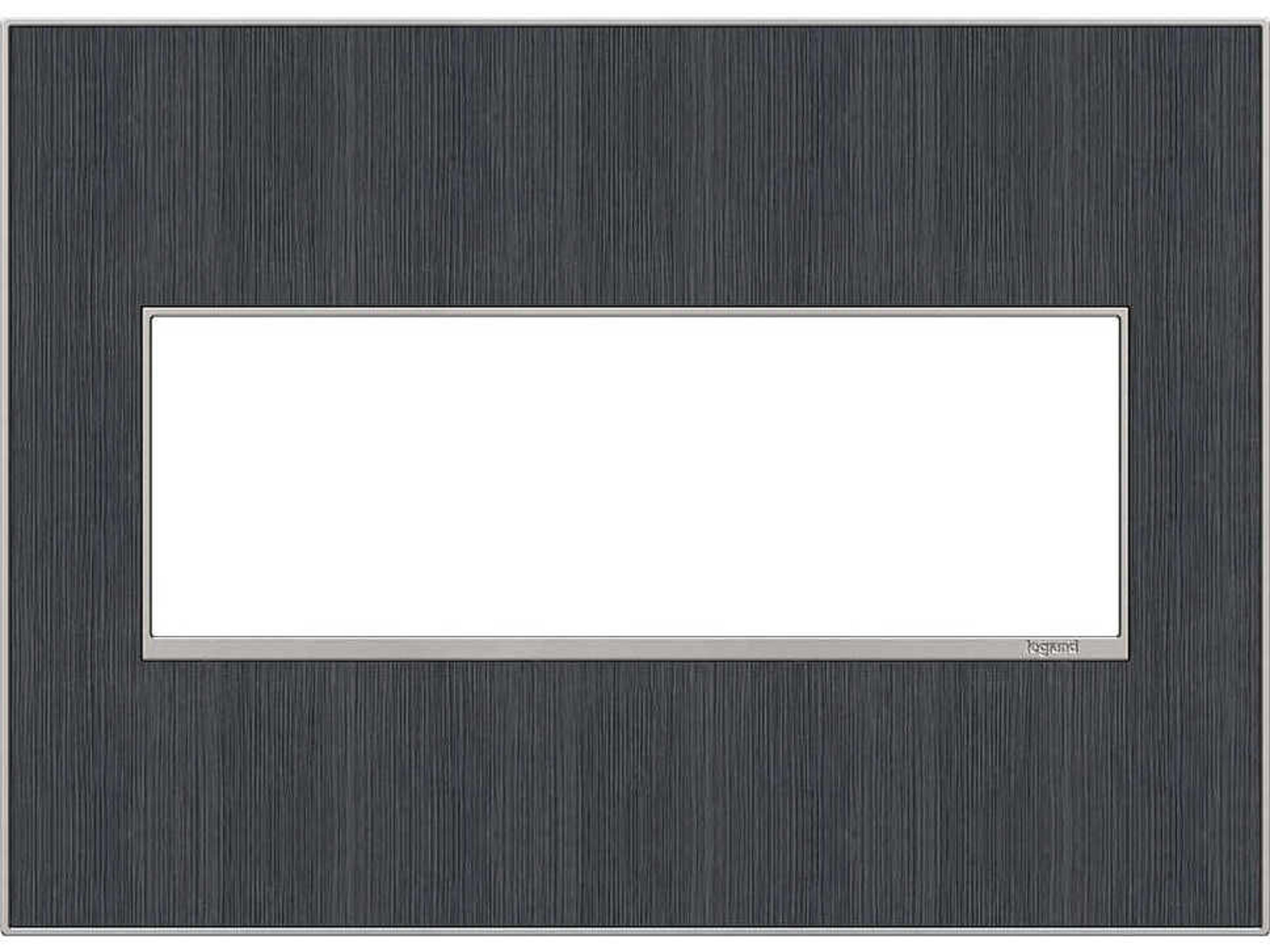 Real Materials Rustic Grey Three-Gang Wall Plate