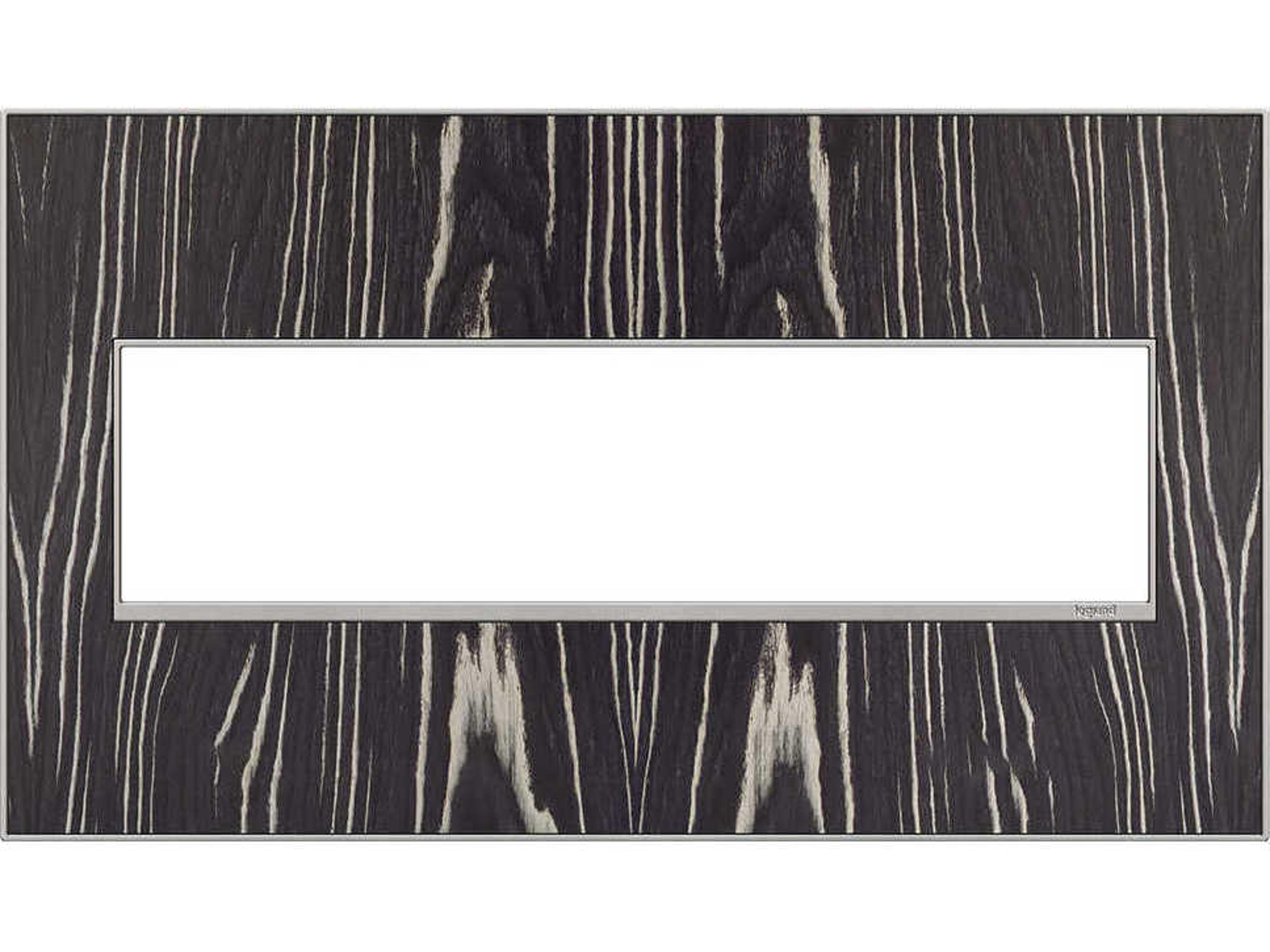 Real Materials Macassar Four-Gang Wall Plate