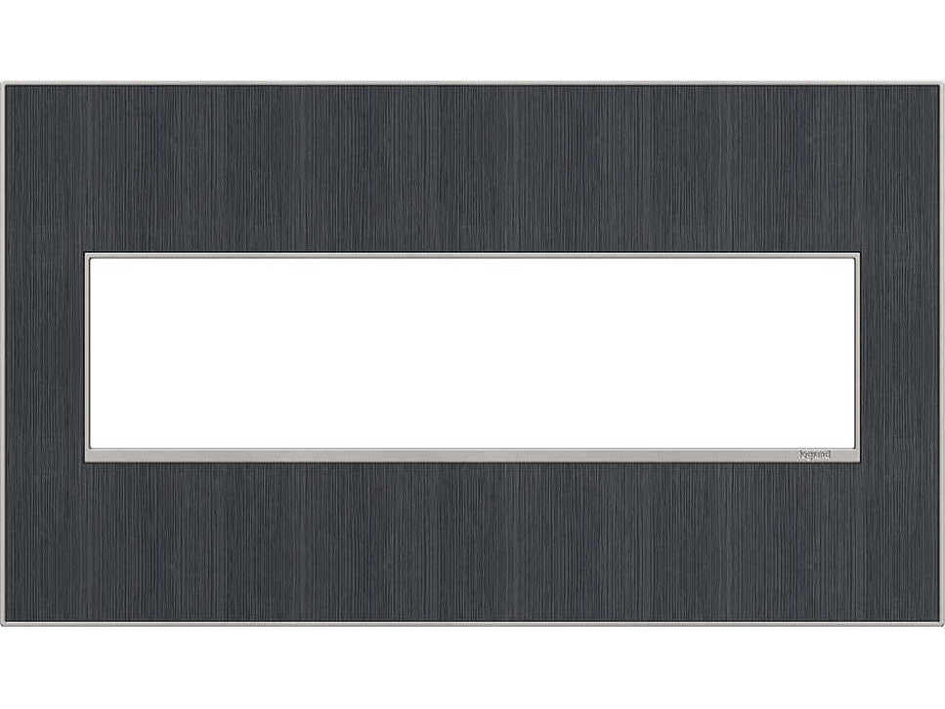 Real Materials Rustic Grey Four-Gang Wall Plate