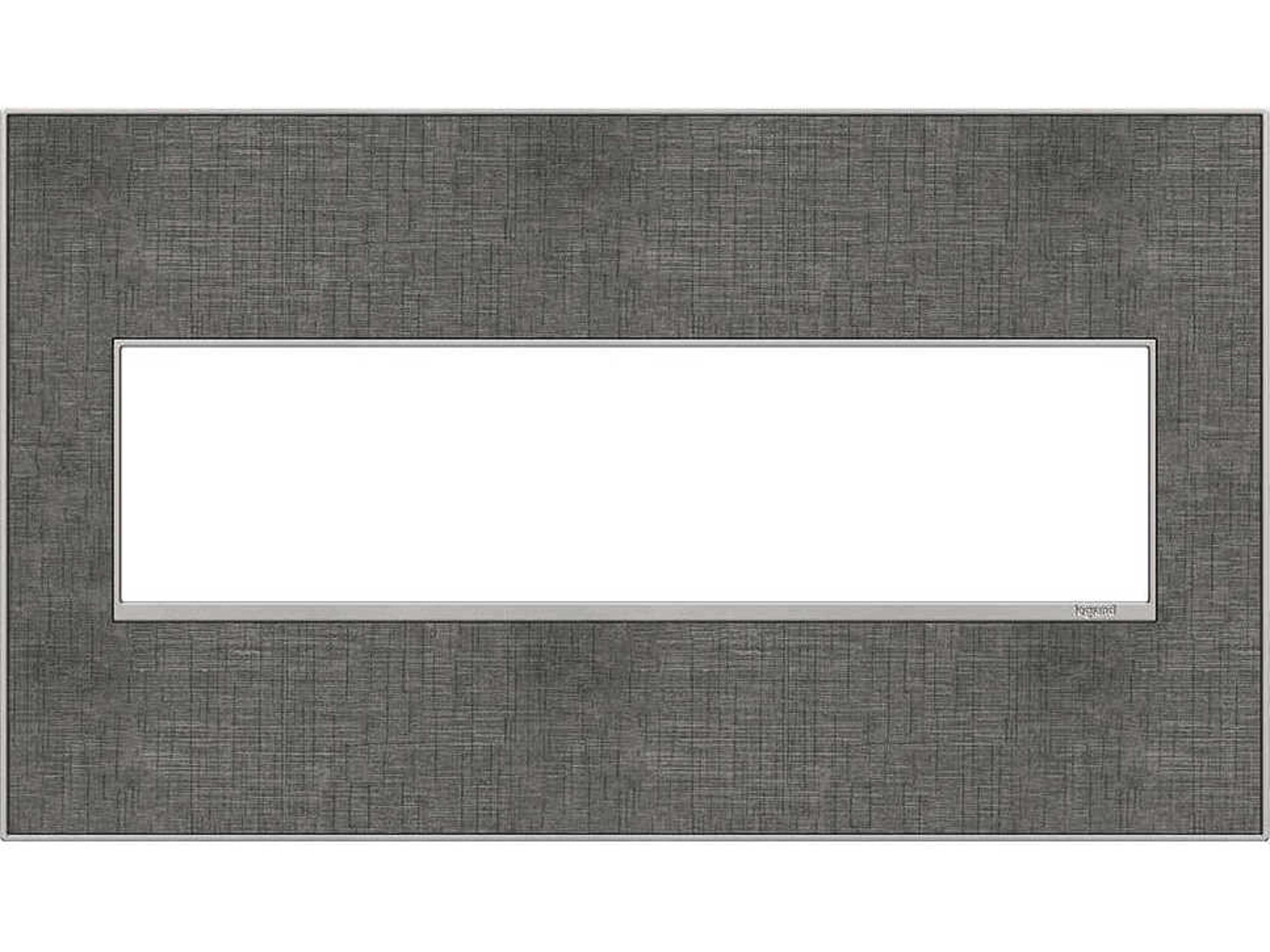 Real Materials Slate Linen Four-Gang Wall Plate