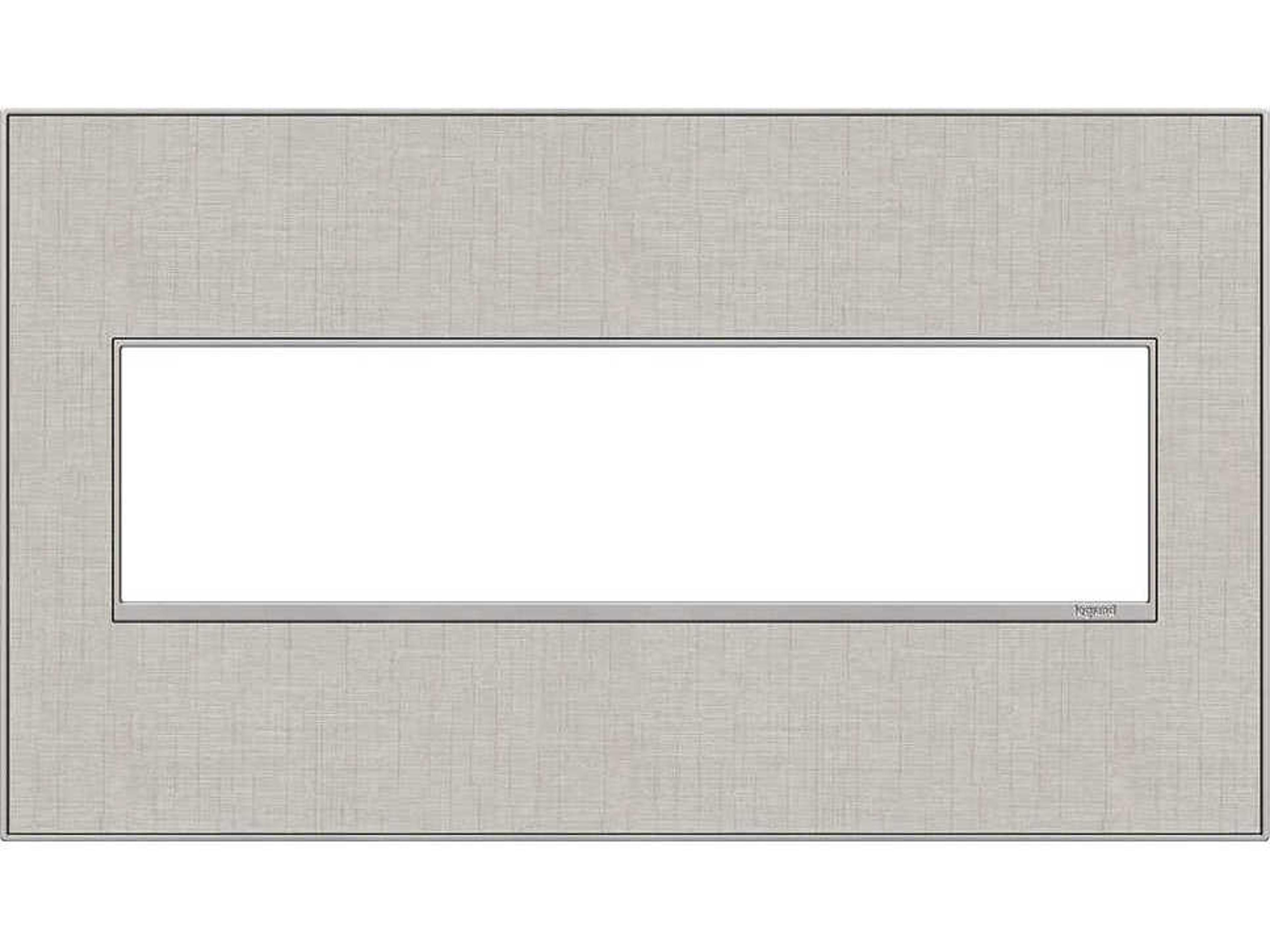 Real Materials True Linen Four-Gang Wall Plate