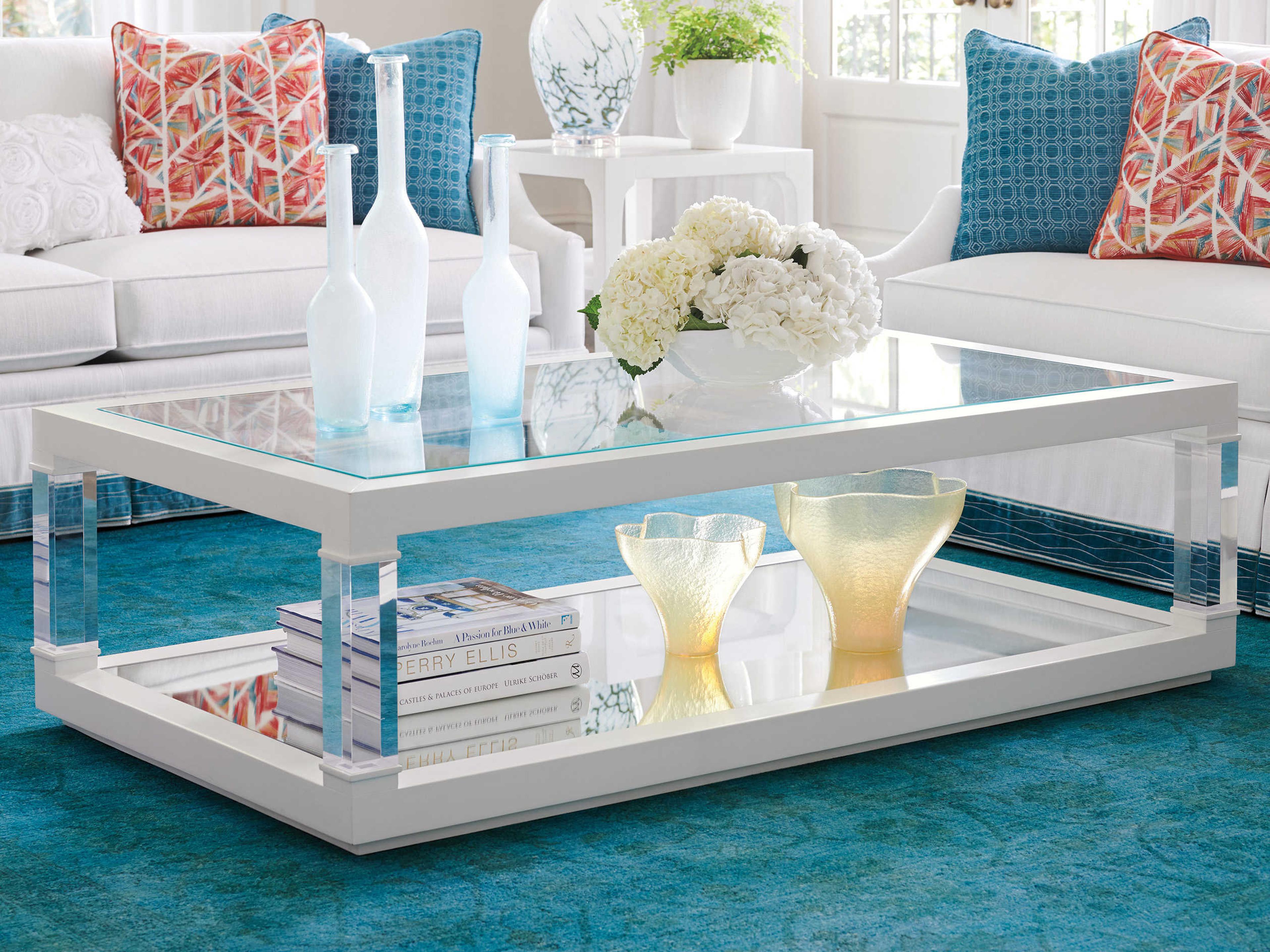 Lexington Avondale Rectangular Glass Coffee Table