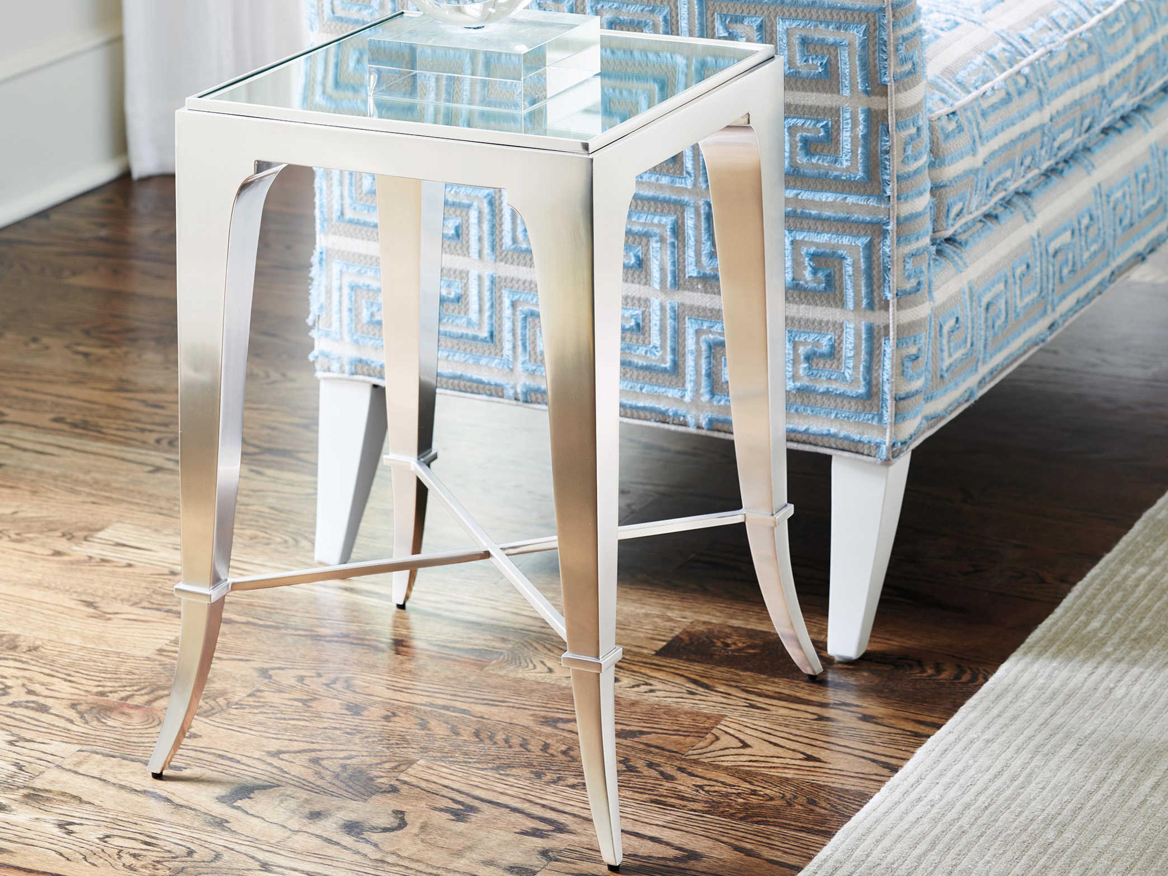 Lexington Avondale Square Mirror End Table