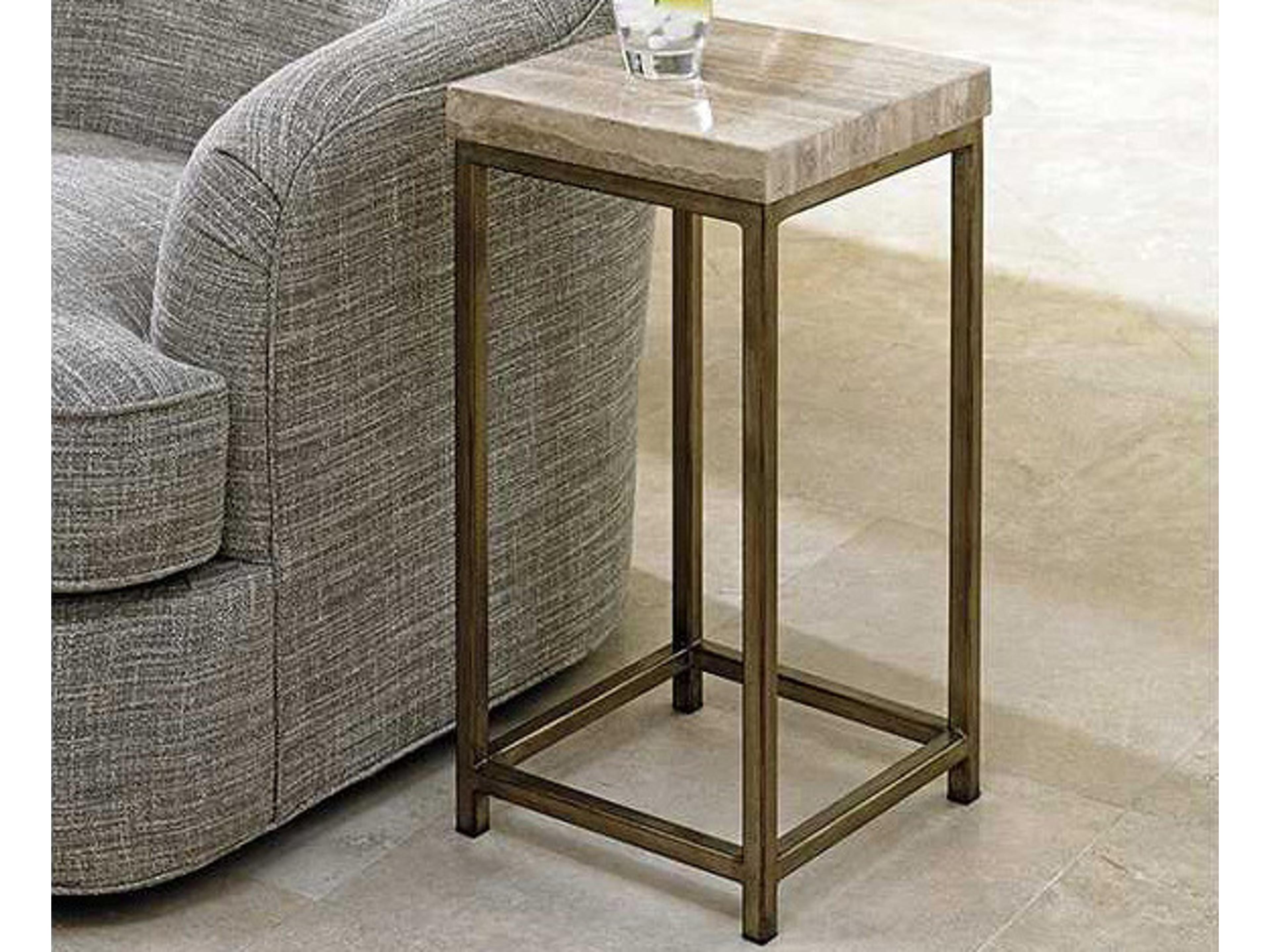 Lexington Laurel Canyon Square Stone End Table