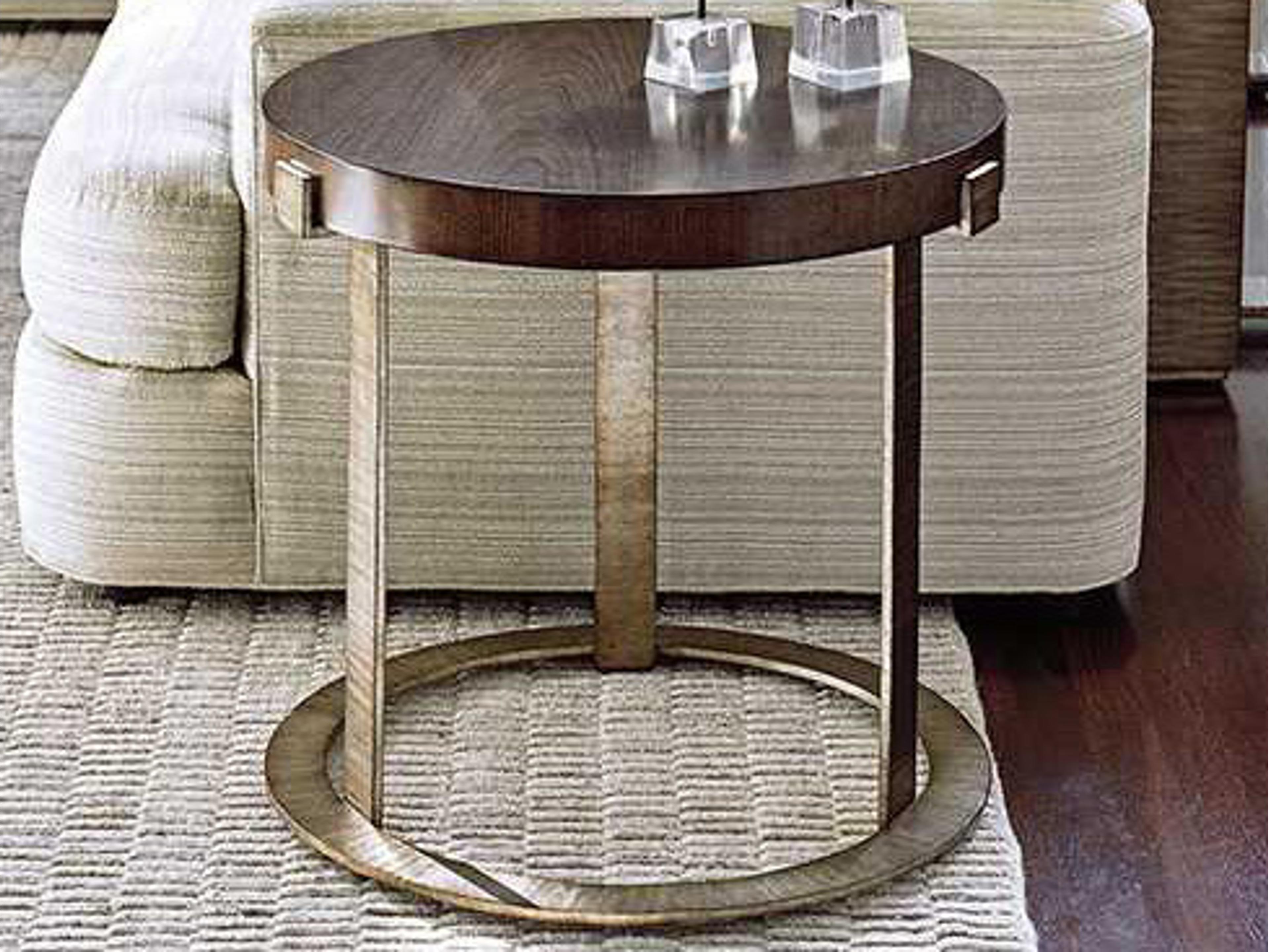 Lexington Laurel Canyon Round Wood End Table