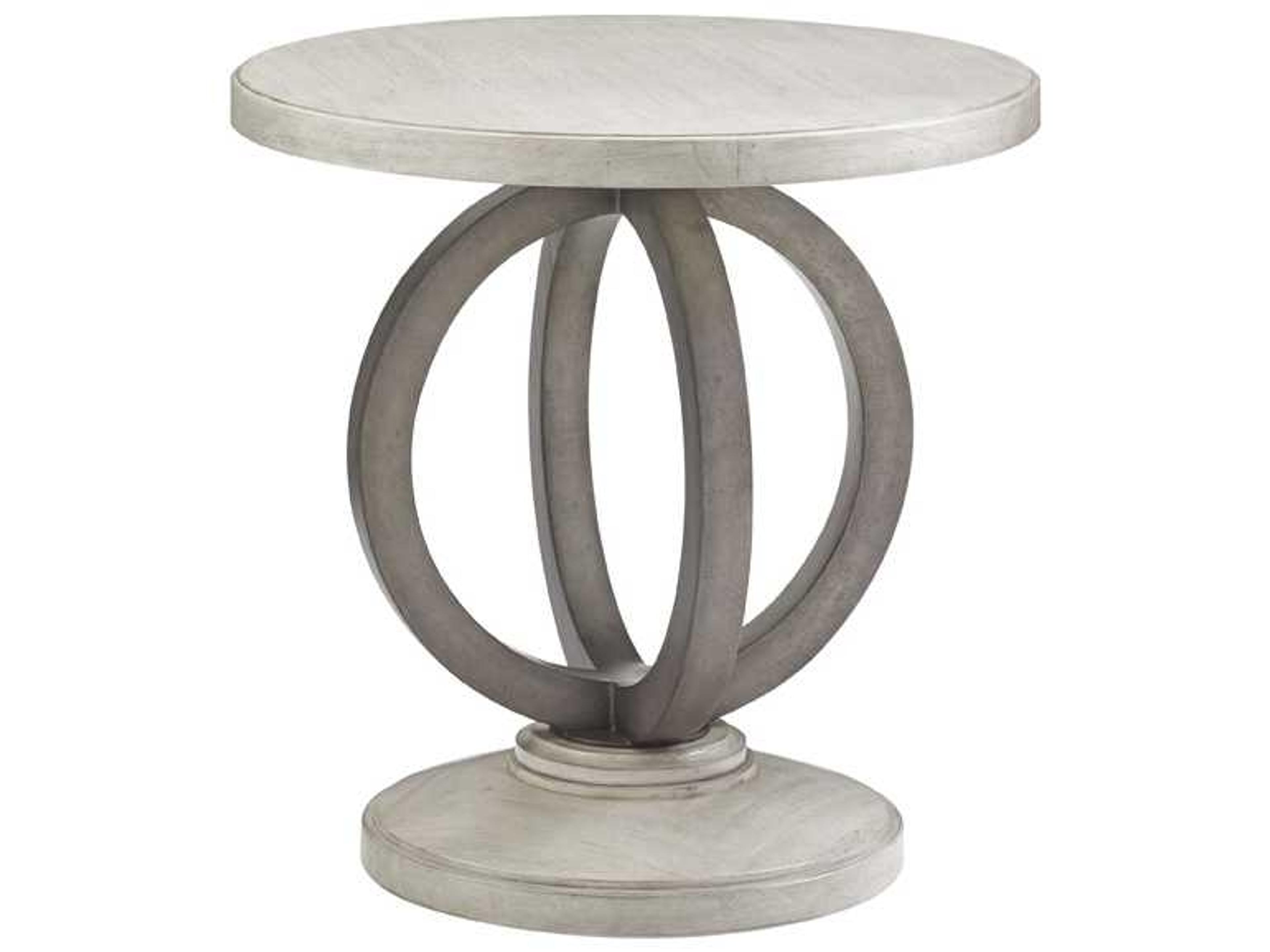 Oyster Bay Round Wood End Table