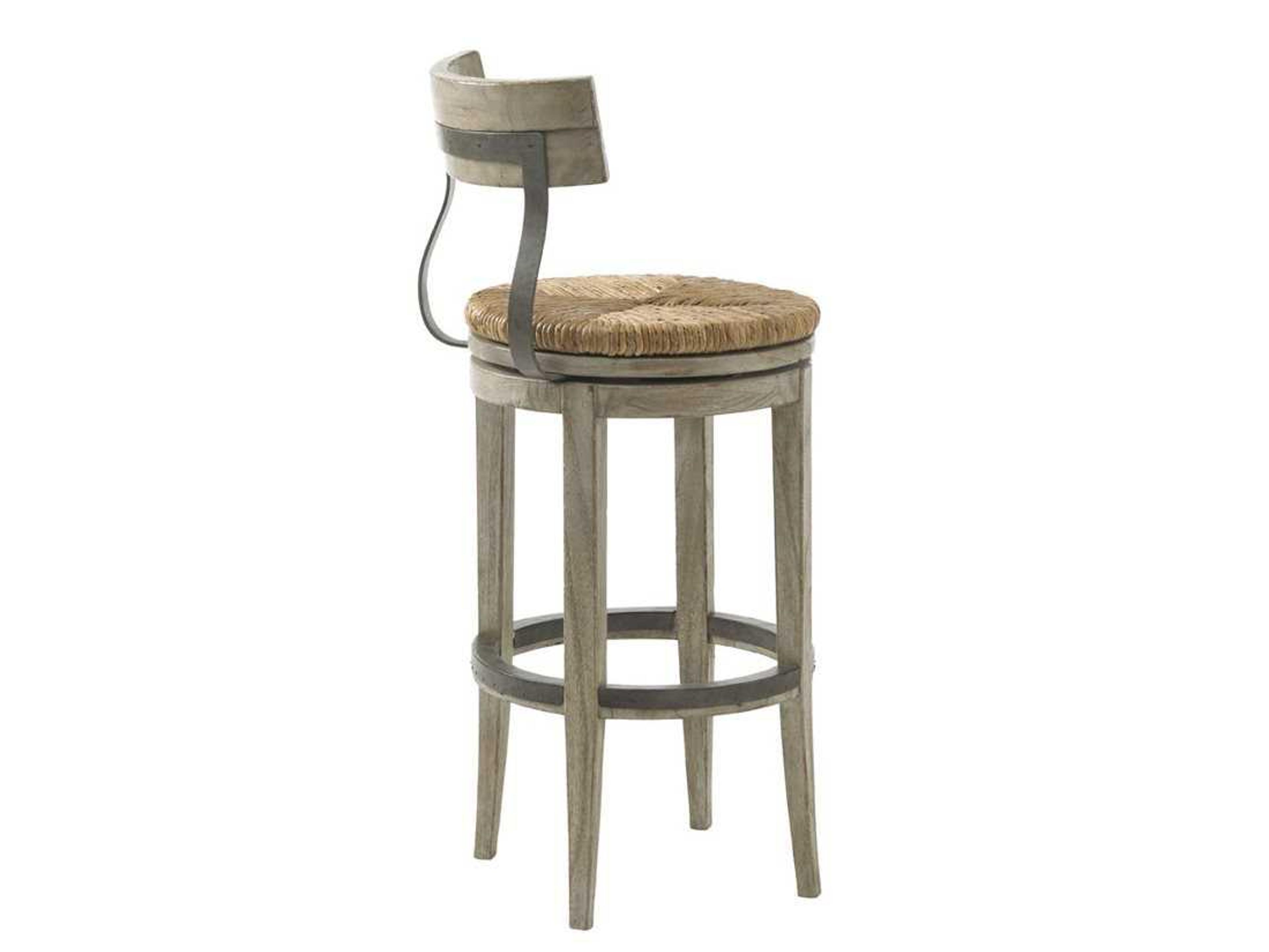 Twilight Bay Swivel Driftwood Bar Stool