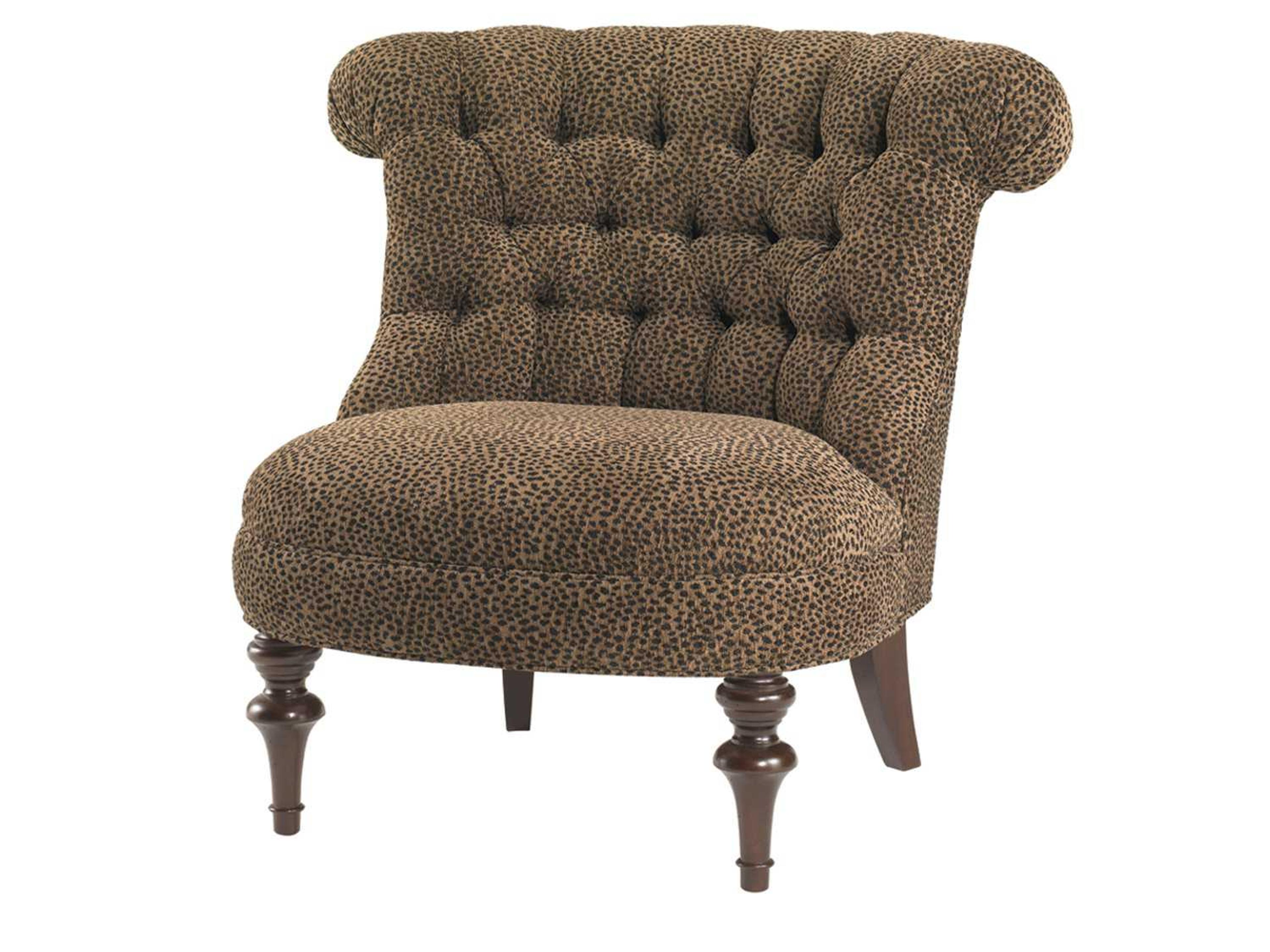Lexington Upholstery Fabric Tufted Accent Chair