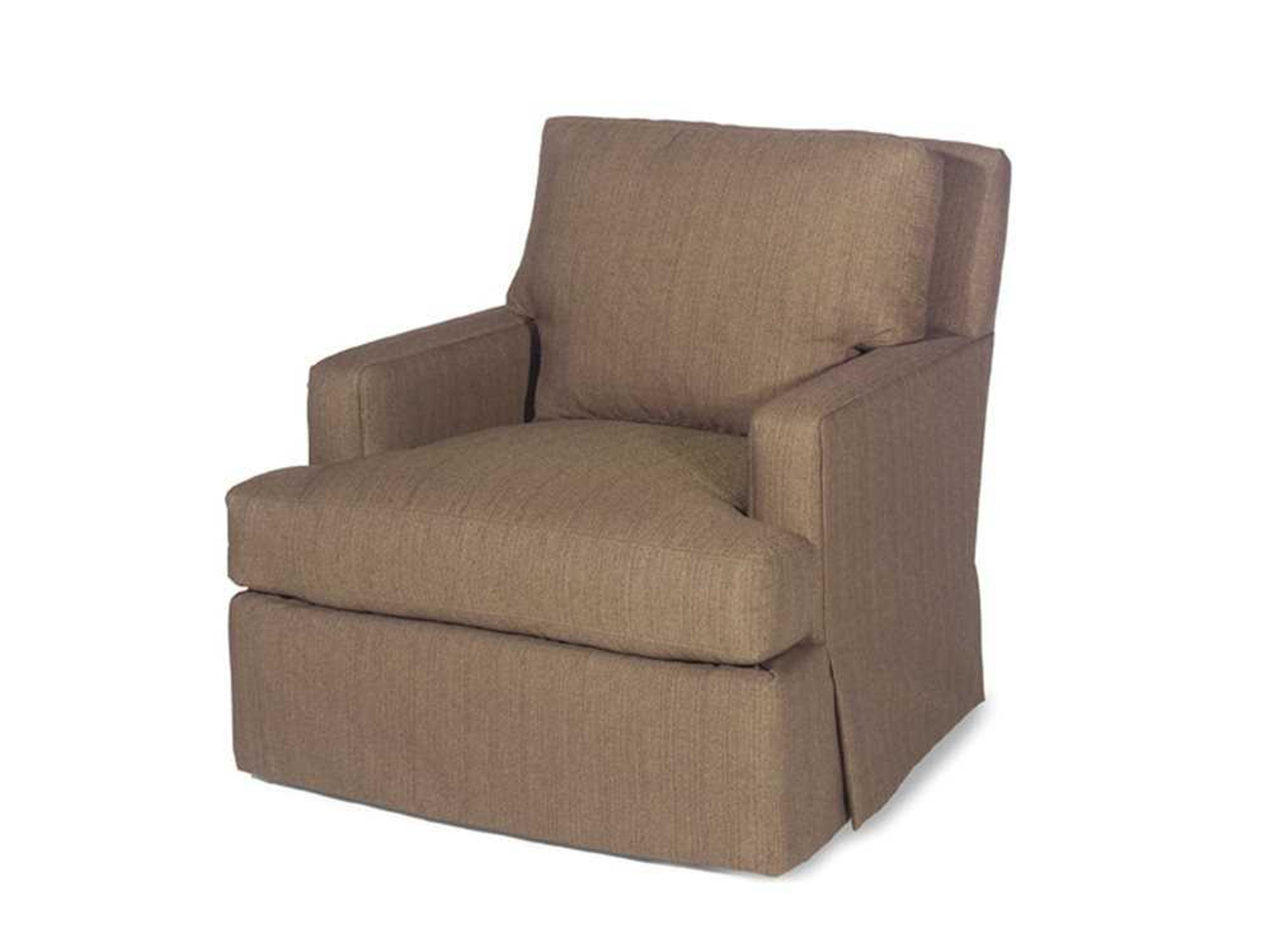 Lexington Upholstery Swivel Fabric Accent Chair