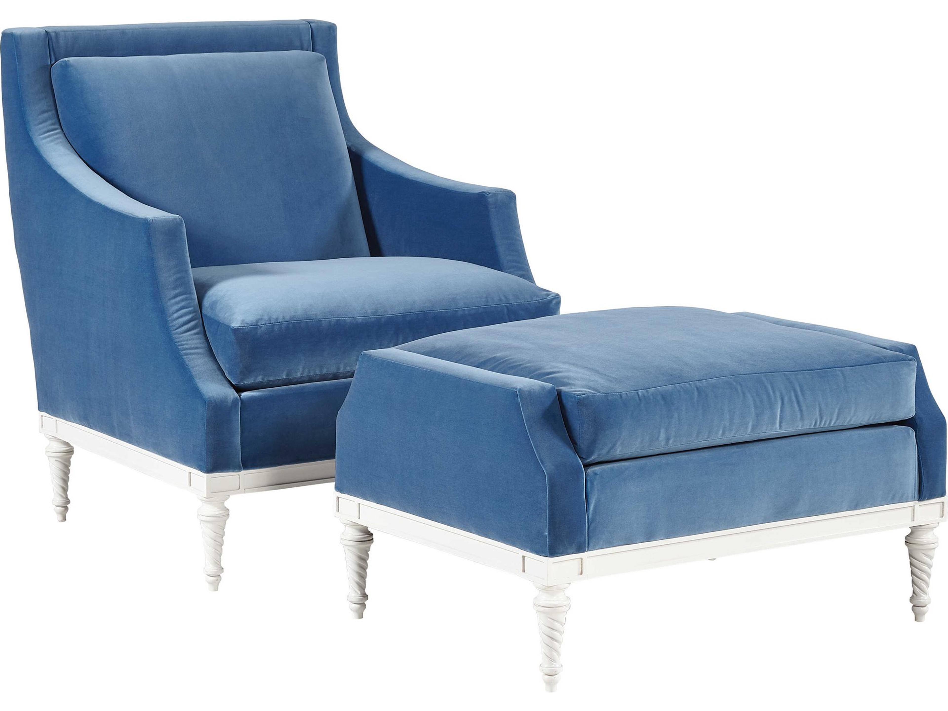 Upholstery Chair and Ottoman Set