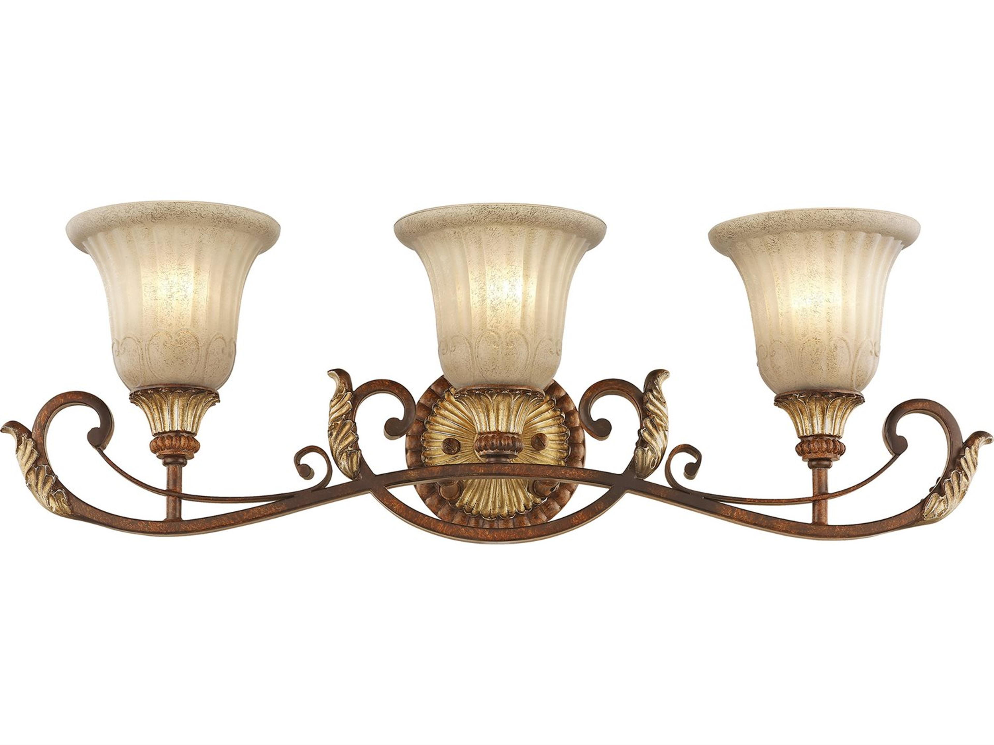 Villa Verona 3-Light Bronze Vanity Light